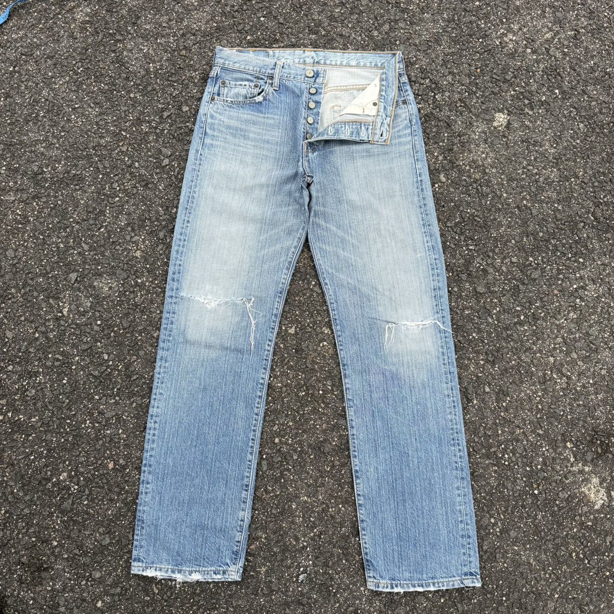 Levi's Vintage Clothing W31 Vintage 2004 Levi's 501 light wash denim jean pants Size US 31 - 2 Thumbnail