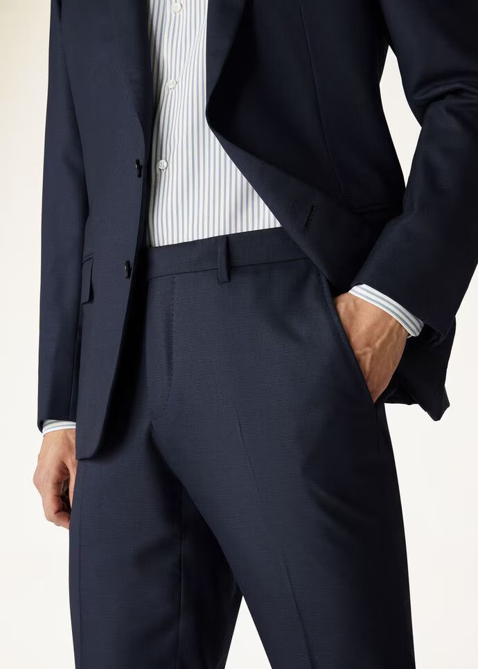Loro Piana o1w1db10725 FAO0603 International Suit in Navy Blue Size US S / EU 44-46 / 1 - 3 Thumbnail