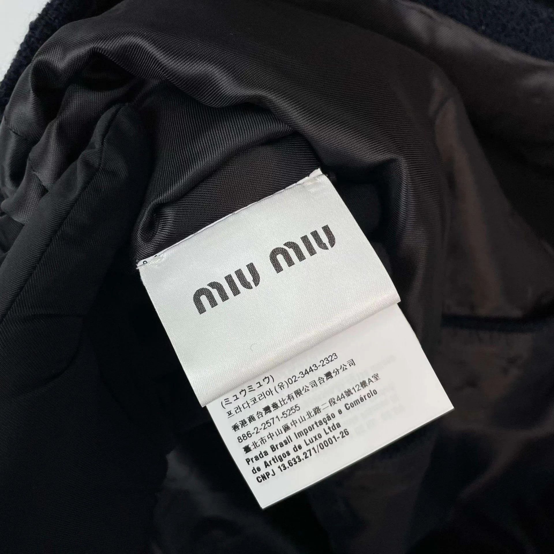 Miu Miu MIU MIU Navy Blue Navy Collar Embossed Logo Dress Size XS / US 0-2 / IT 36-38 - 4 Thumbnail