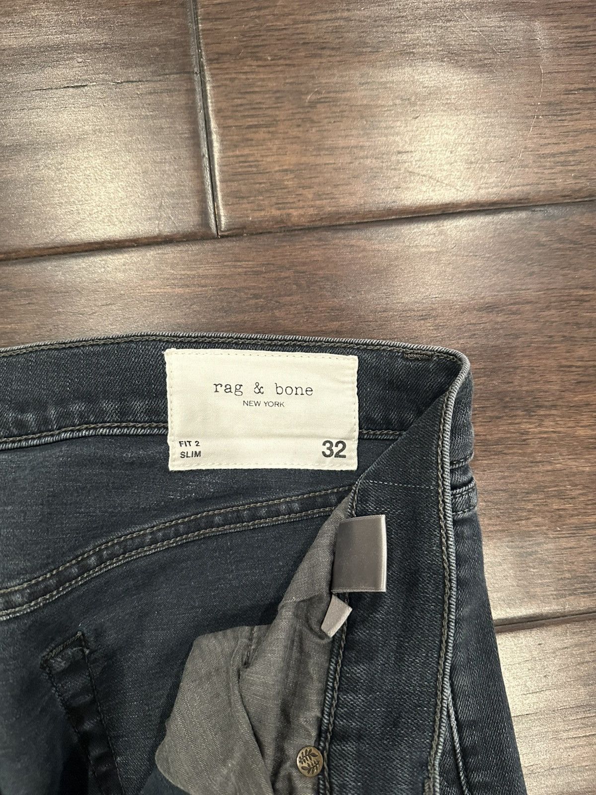 Rag & Bone Rag & Bone Fit 2 Slim Blue / Gray Jeans - 32 Size US 32 / EU 48 - 2 Thumbnail
