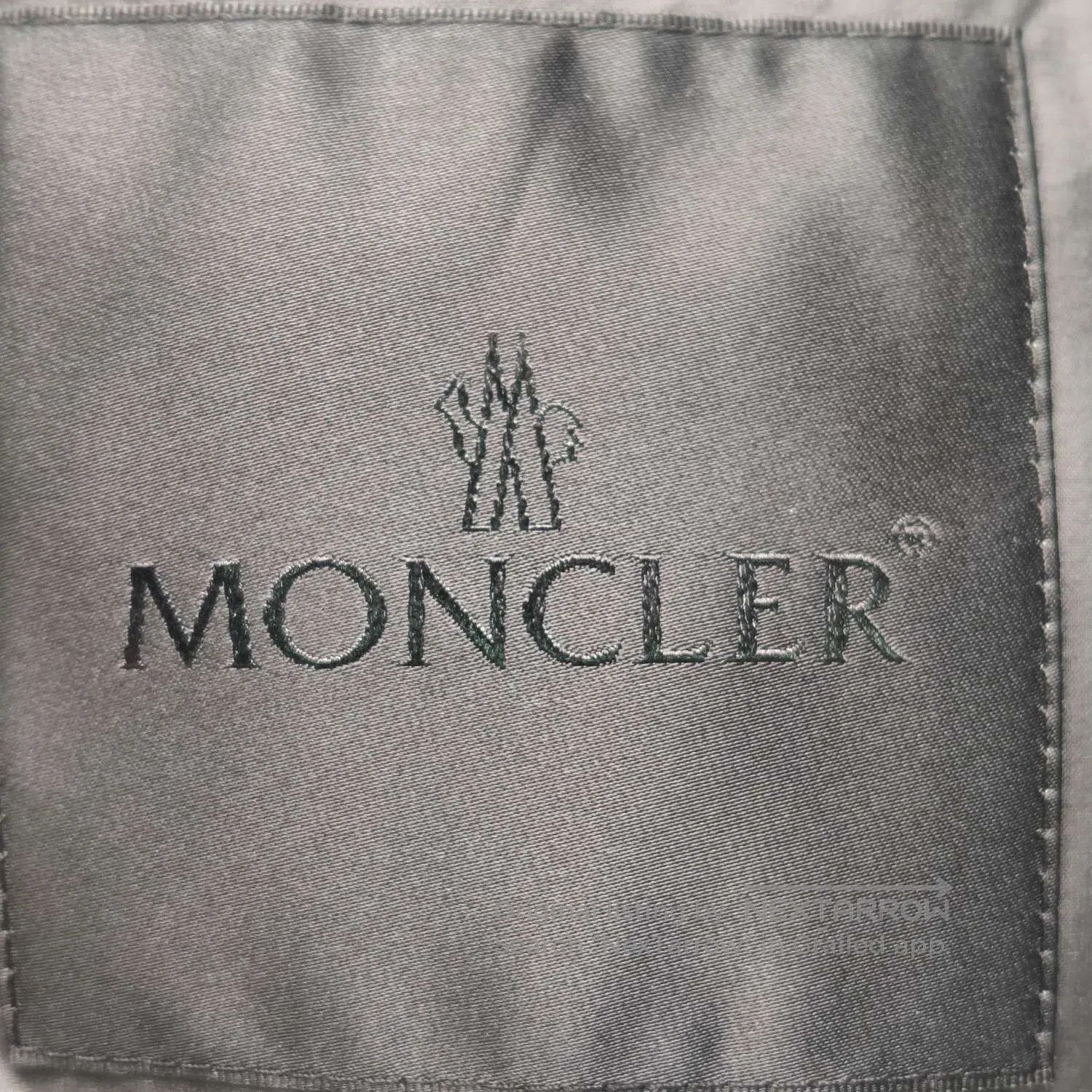 Moncler Moncler Black Blue Logo Zip-Up Jacket L. Size US S / EU 44-46 / 1 - 2 Thumbnail