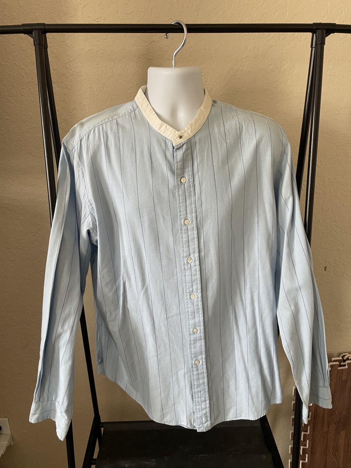 Polo Ralph Lauren PostBoy Banded collar Custom Fit shirt Size US XL / EU 56 / 4 - 1 Thumbnail