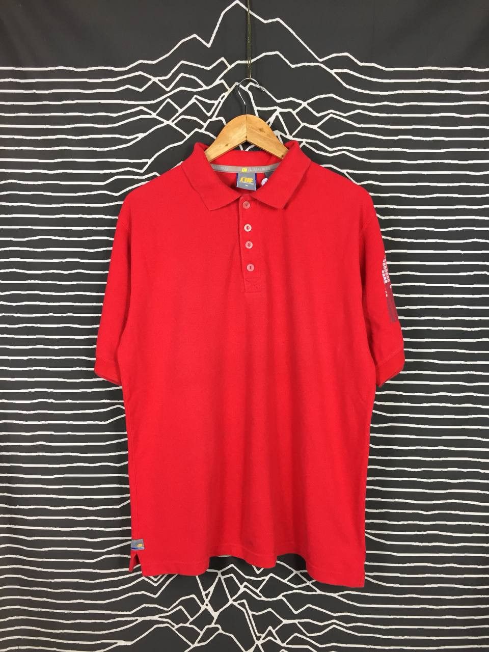 Alphanumeric × Vintage Vtg Alpha Numeric Clothing Skateboard Surfing Polo Tee Size US M / EU 48-50 / 2 - 1 Thumbnail