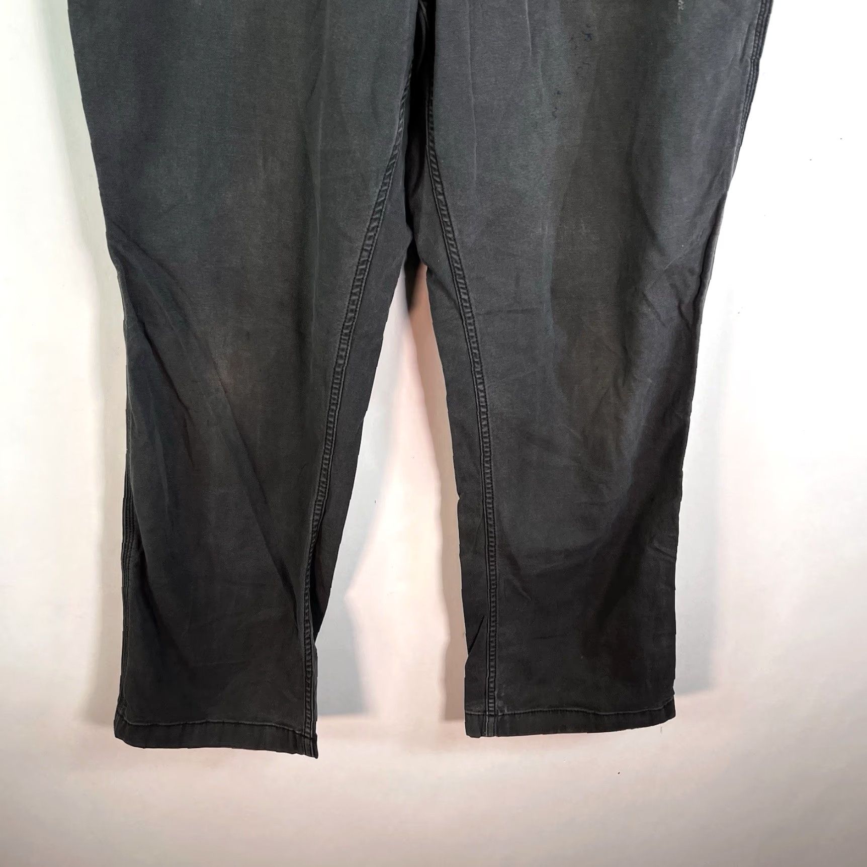 Carhartt VINTAGE Carhartt Rugged Flex Carpenter Pants Mens 34x32 Gray Canvas 5-Pocket Relaxed Straight Workwear, 90s Grunge Theme Size US 34 / EU 50 - 4 Thumbnail