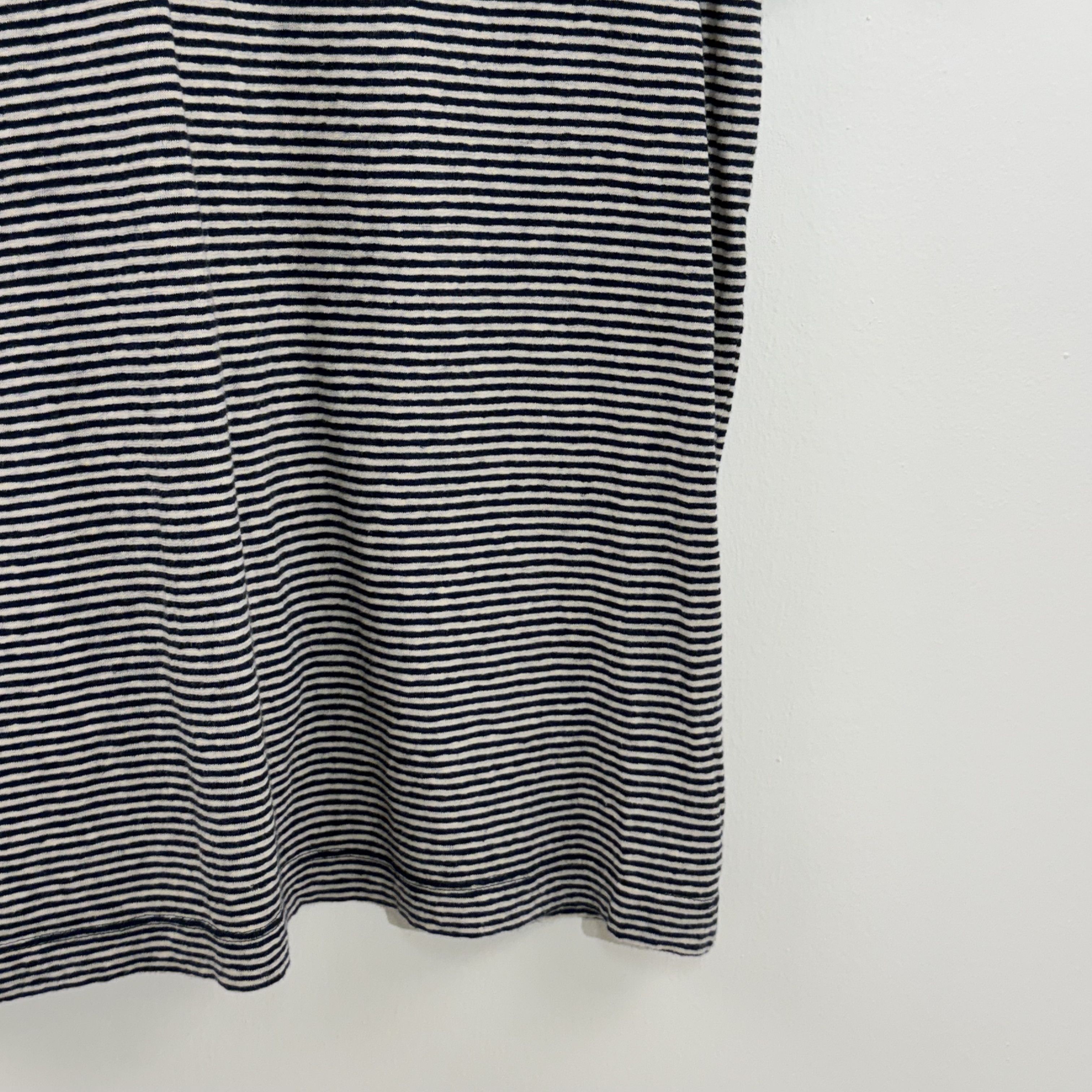Gucci Gucci Embroidered Linen Stripe T-Shirt 00s Size XL / US 12-14 / IT 48-50 - 8 Thumbnail