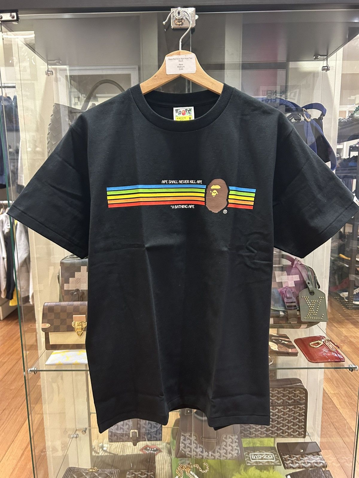 Bape Bape Rainbow Ape Head Tee Size US M / EU 48-50 / 2 - 1 Thumbnail