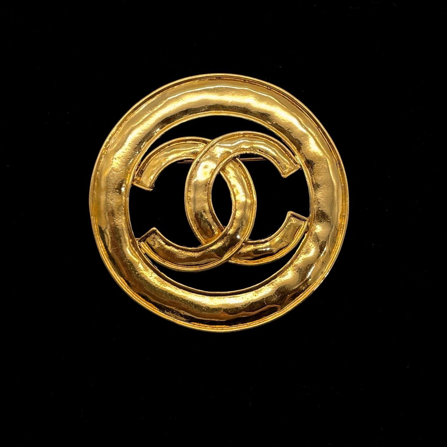 Chanel Chanel Jumbo Ring Coco Mark Brooch Gp 94P Size ONE SIZE - 1 Thumbnail
