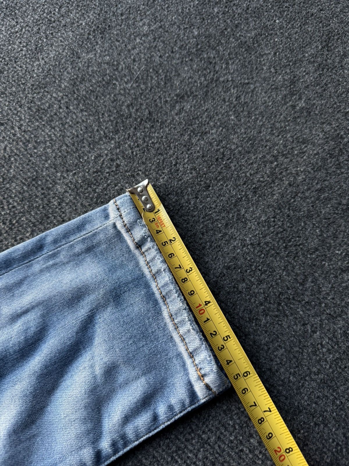 Diesel 00s Y2K Luxury vntg Diesel D-Strukt Slim Light Wash Jeans Size US 32 / EU 48 - 24 Thumbnail
