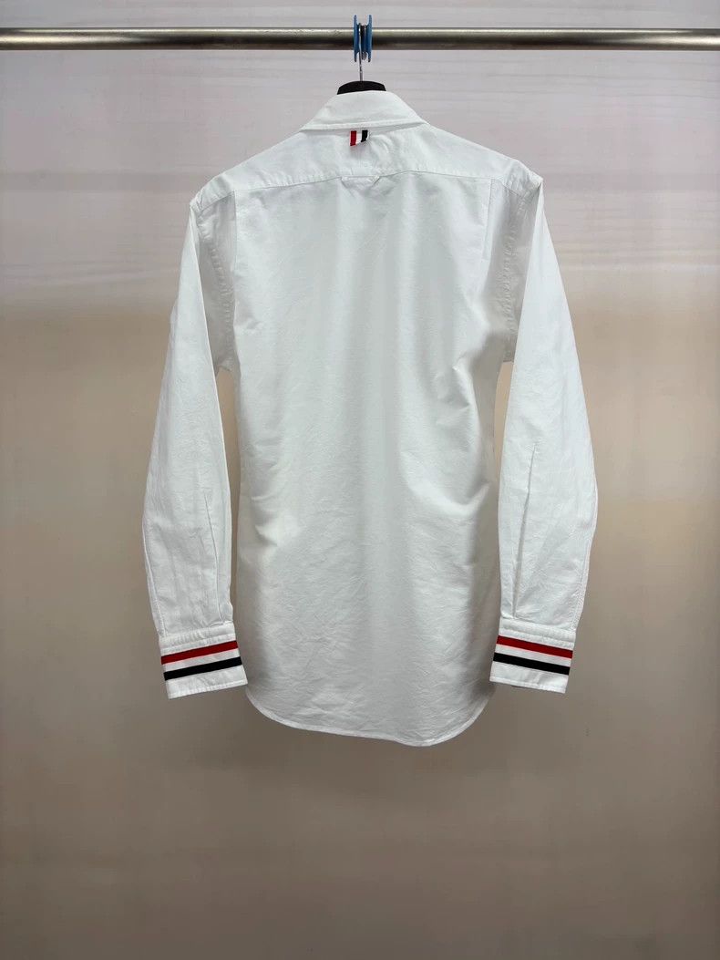 Thom Browne Thom Browne White shirt, Oxford cloth Size US XL / EU 56 / 4 - 2 Thumbnail