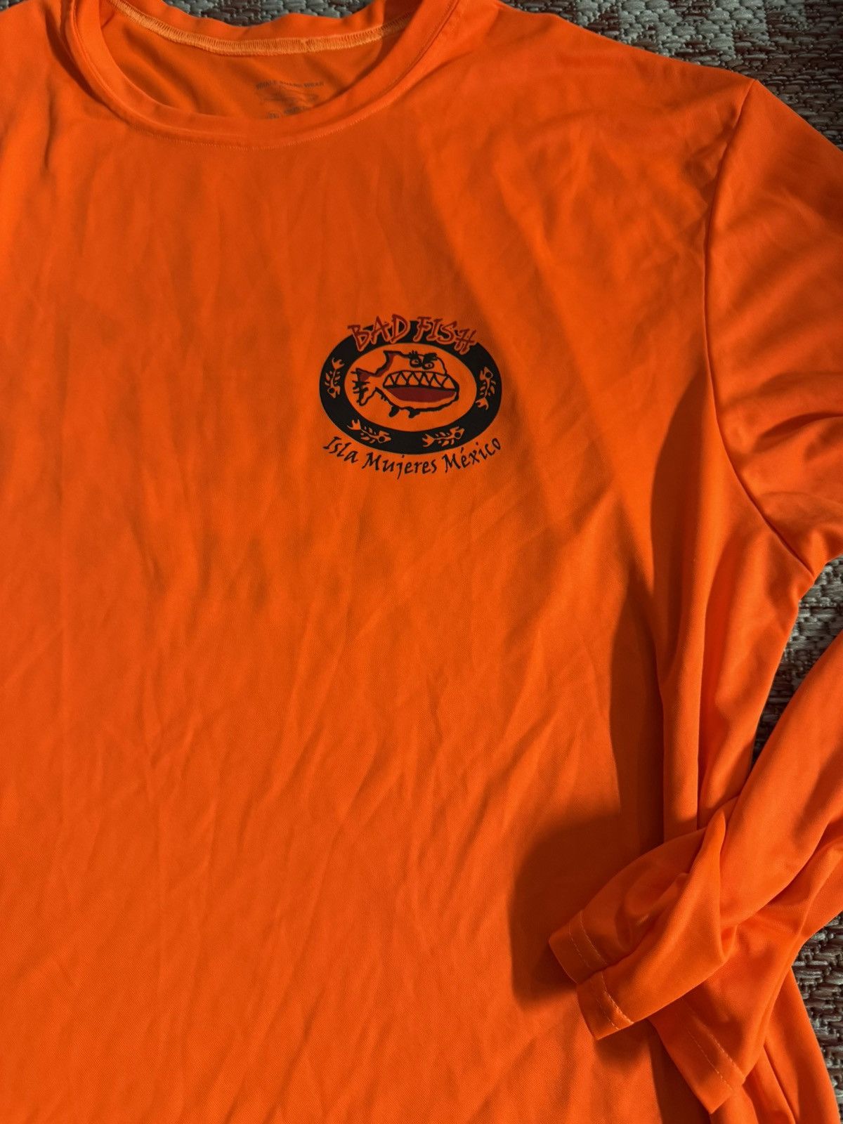 Other Bag Fish Fishing PFG Style Shirt Orange Sz XXL ISLA MUJERES Size US XXL / EU 58 / 5 - 2 Thumbnail