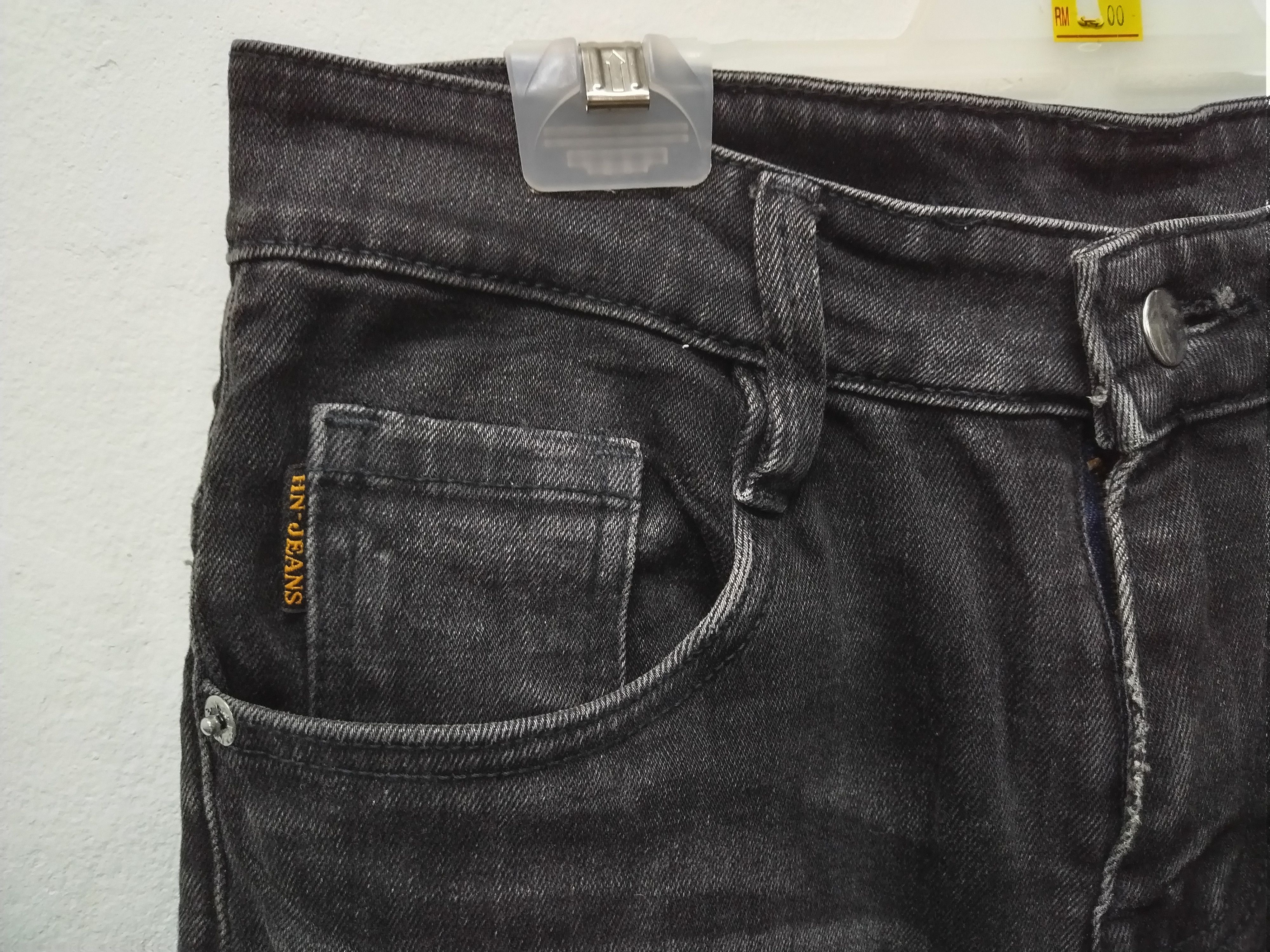 If Six Was Nine × Le Grande Bleu (L.G.B.) Nice Distressed Ribbed Stretchable Slim Jeans Size US 30 / EU 46 - 3 Thumbnail