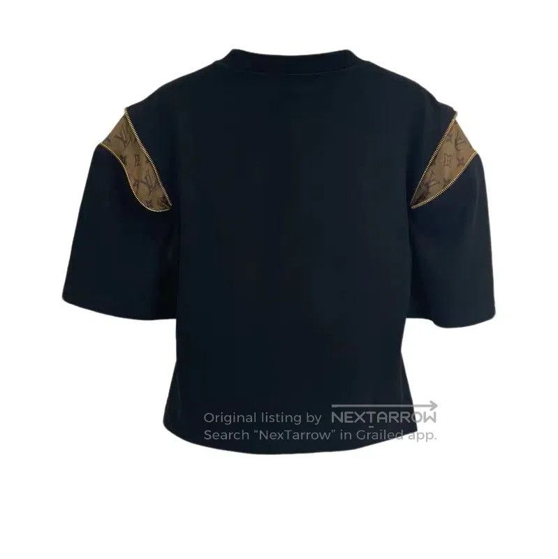 Louis Vuitton Louis Vuitton Black Summer Cotton Short Sleeve Tee . Size M / US 6-8 / IT 42-44 - 2 Thumbnail