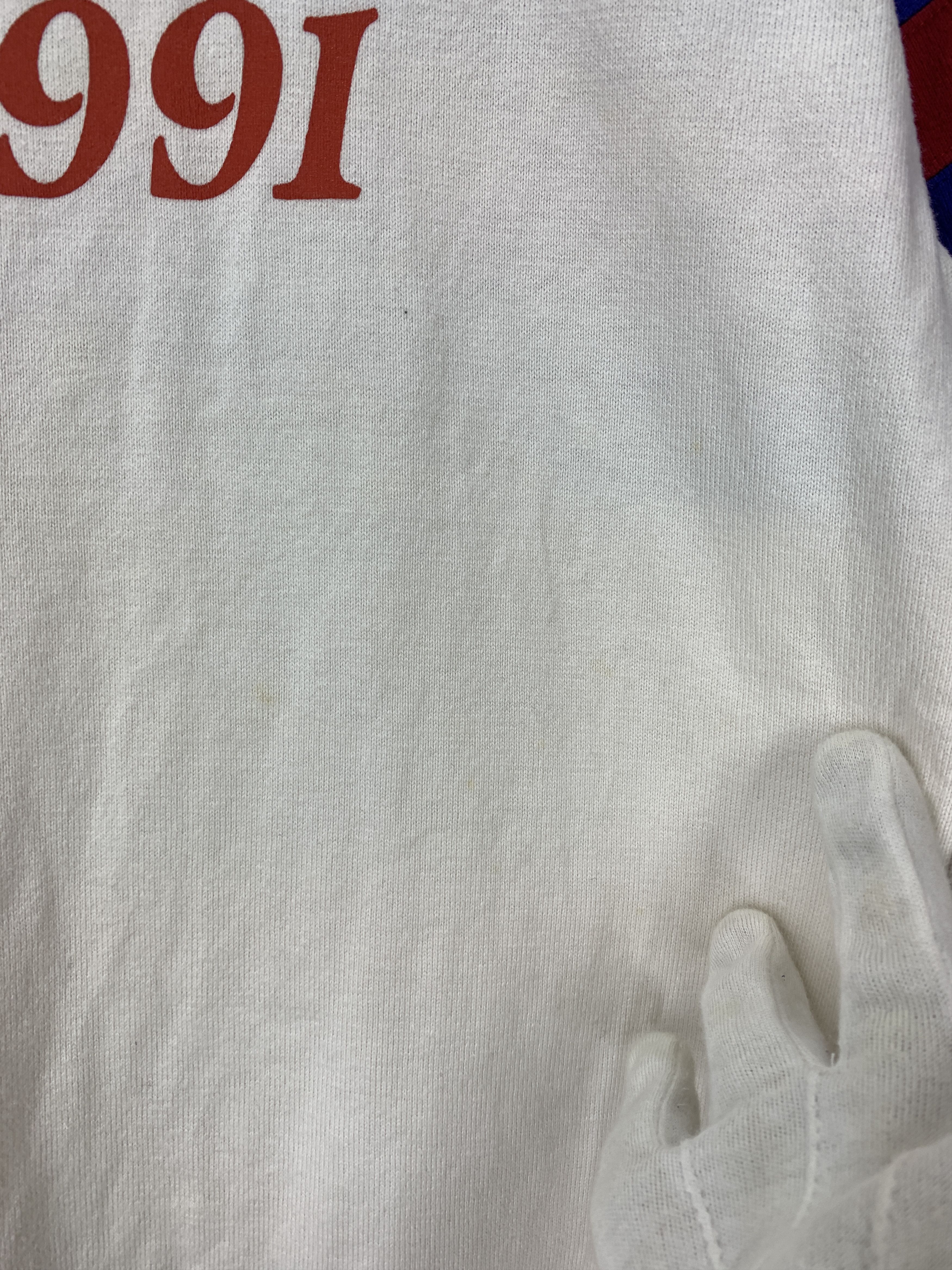 Japanese Brand 90s Vintage NIPPON CHALLENGE AMERICA CUP T Shirt #1902/10 Size US M / EU 48-50 / 2 - 4 Thumbnail