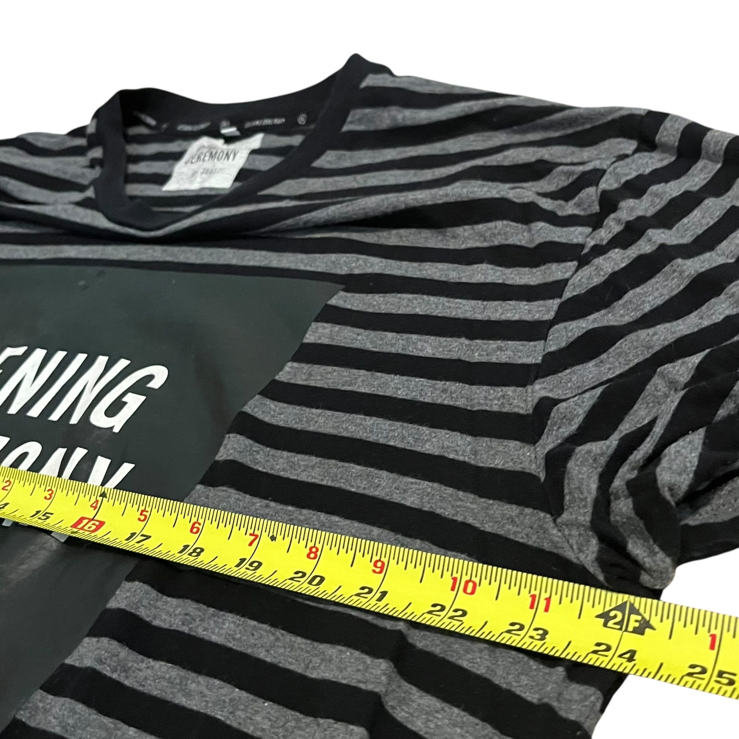 Opening Ceremony VINTAGE Opening Ceremony Striped Boxy T Shirt Size US XL / EU 56 / 4 - 4 Thumbnail