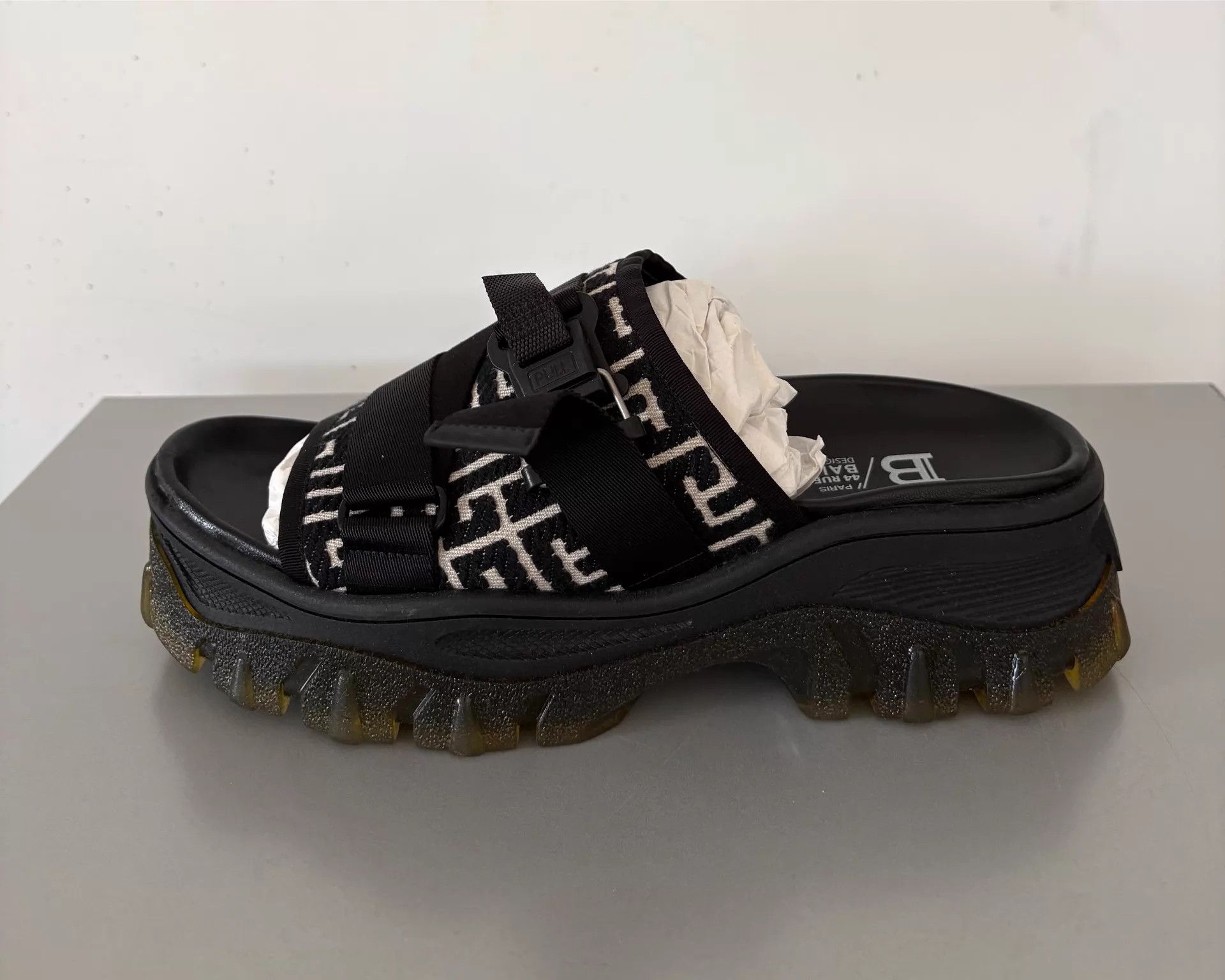 Balmain Balmain Men's Platform Sandals EU 41 New with Box Size US 8 / EU 41 - 3 Thumbnail