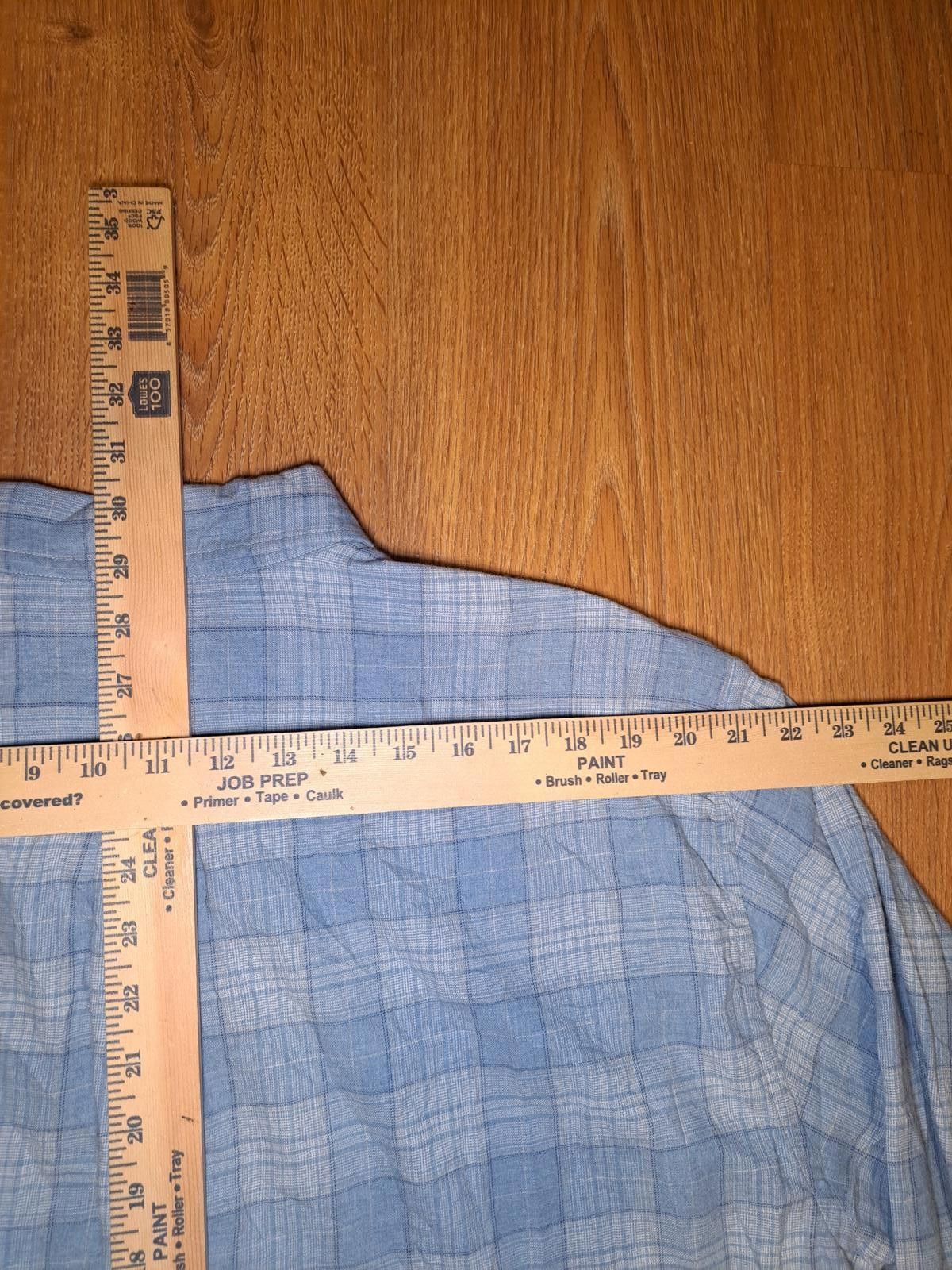 Peter Millar Peter Millar Button Up Dress Shirt Mens XXL Blue Glen Plaid Size US XXL / EU 58 / 5 - 9 Thumbnail