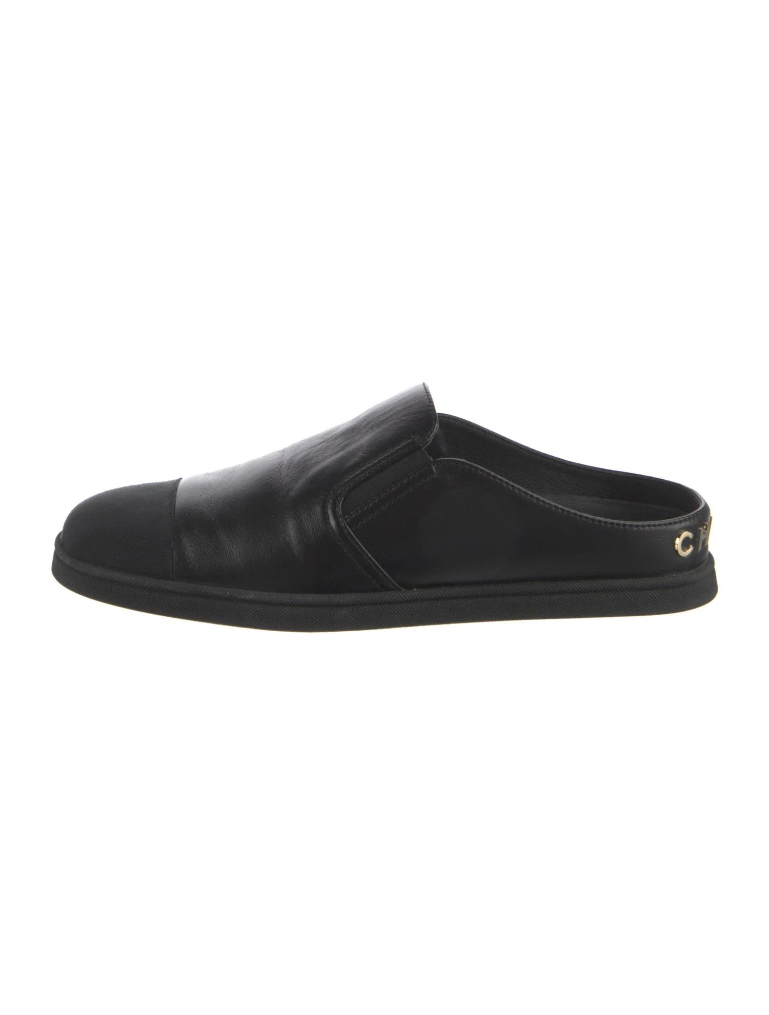 Chanel os11x0126 Leather Mules in Black Size US 6 / IT 36 - 1 Thumbnail