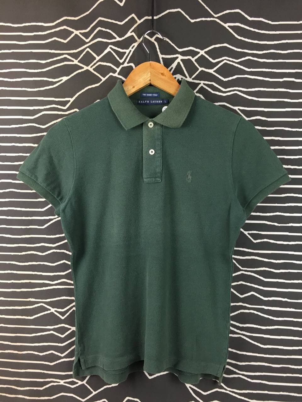 Ralph Lauren Vtg Ralph Lauren Pony Logo The Skinny Polo Shirt Size L Size L / US 10 / IT 46 - 1 Thumbnail