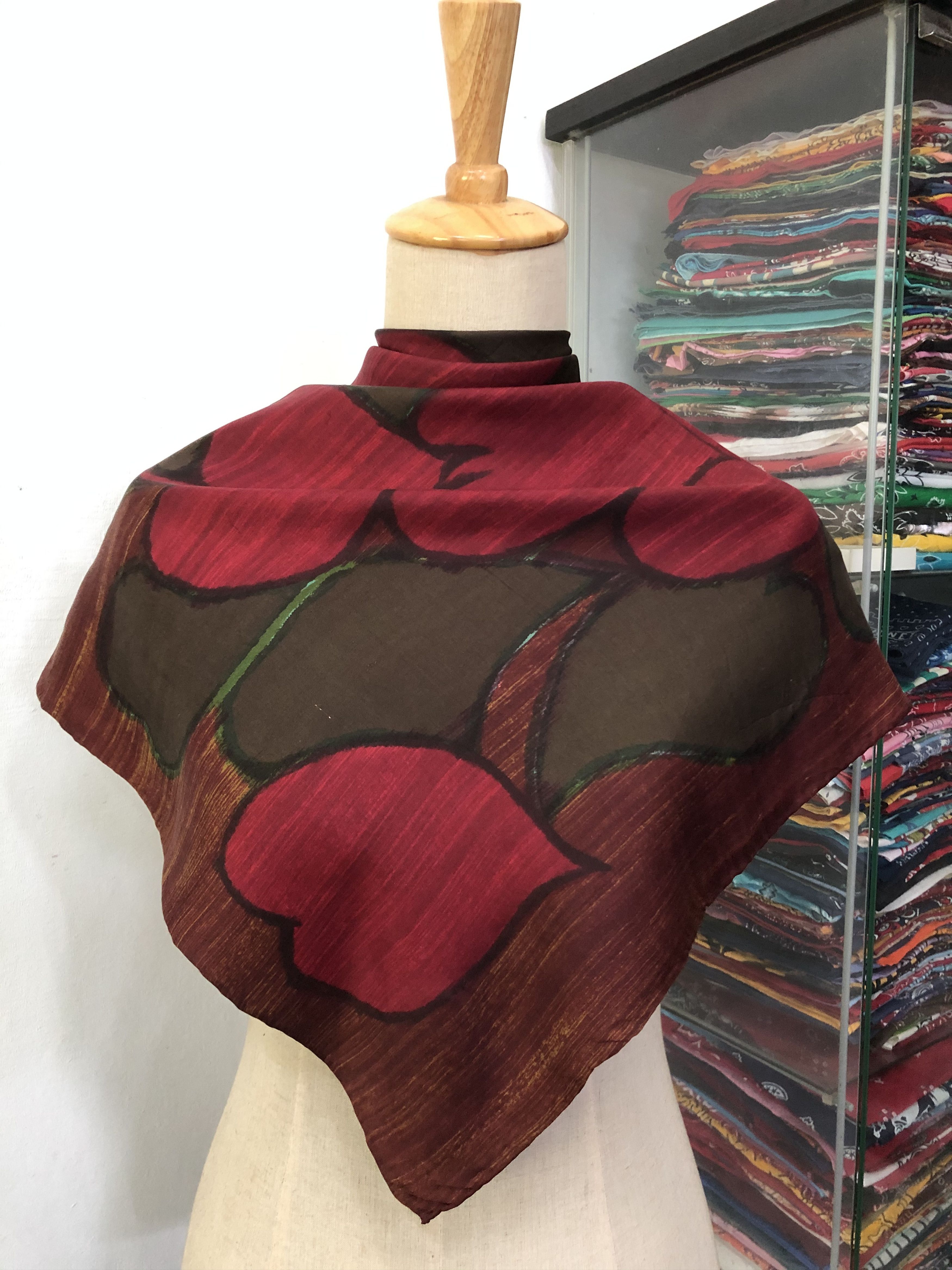 Vintage Vintage Silk Scarf Size ONE SIZE - 1 Thumbnail