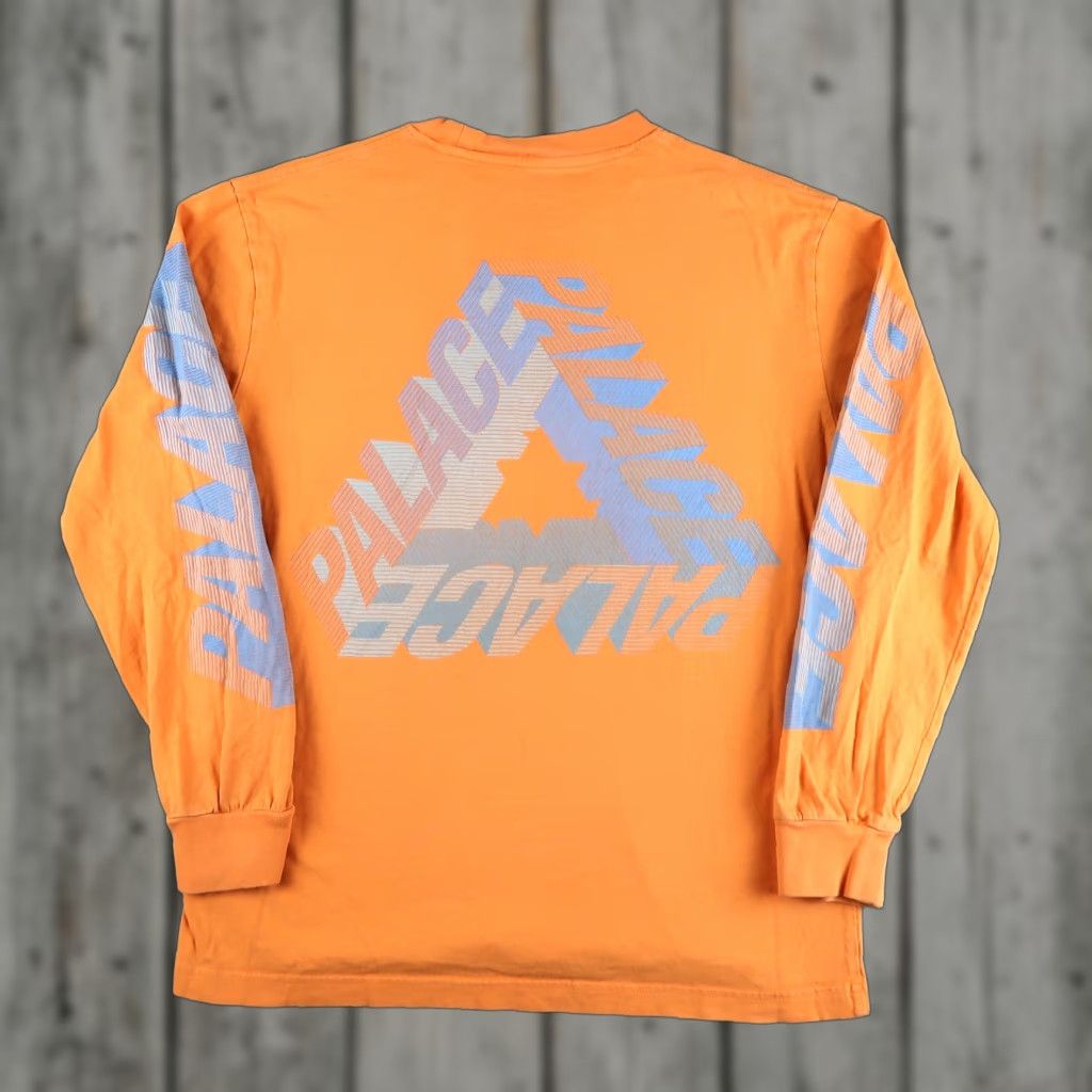 Palace Long Sleeve T Shirt Orange | Grailed