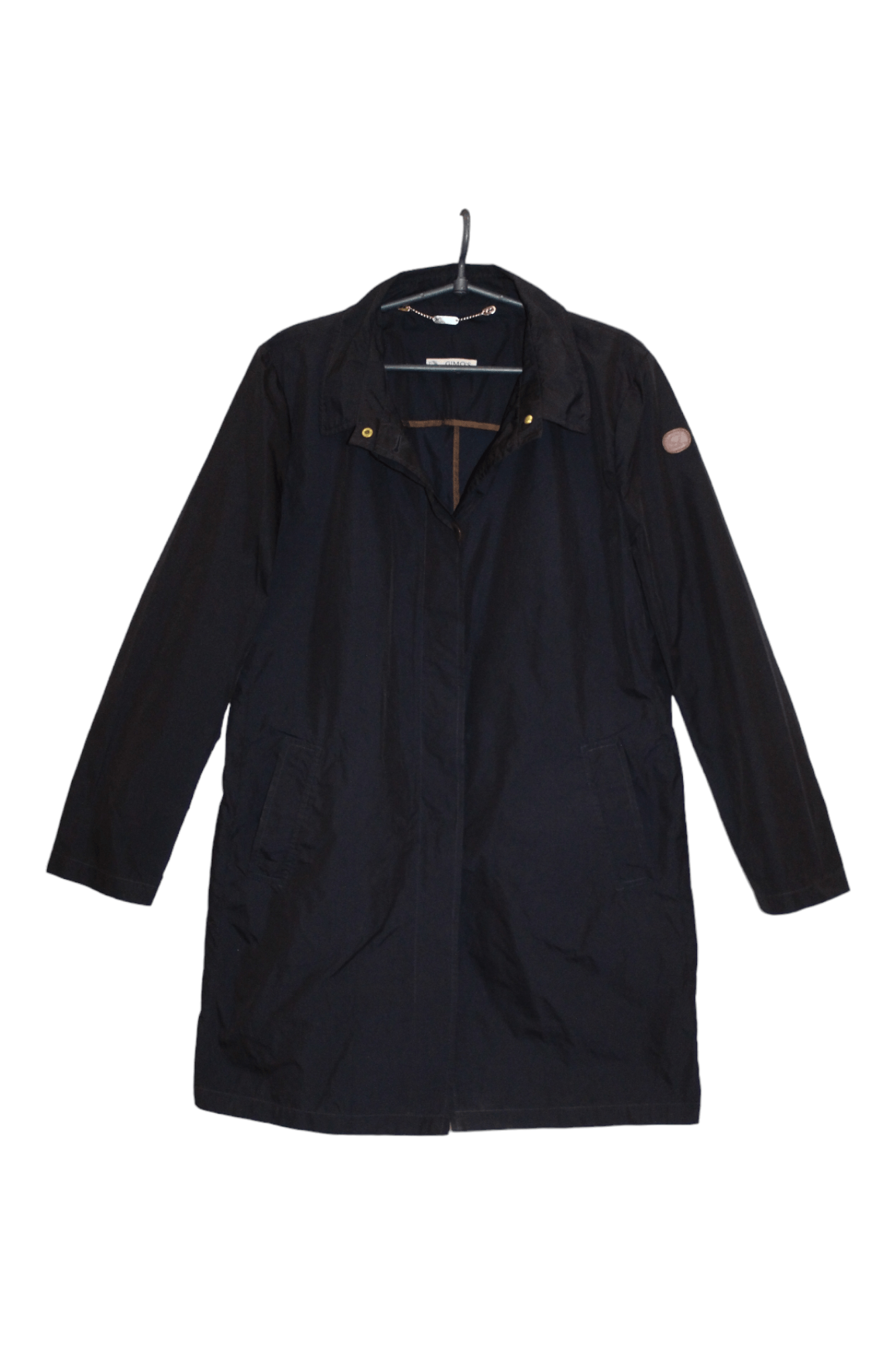 Gimo's Gimo's Hidden Button Unlined Classic Casual Trench Coat Size XL / US 12-14 / IT 48-50 - 3 Thumbnail