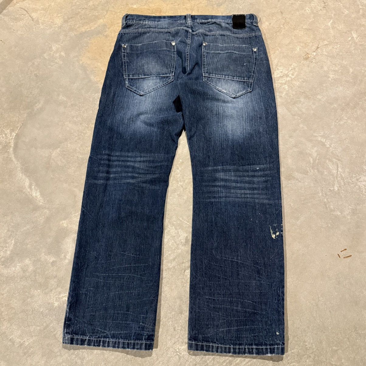 Southpole Vtg 2000s Southpole Faded Distressed Baggy Jeans ERD Grunge Size US 36 / EU 52 - 8 Thumbnail