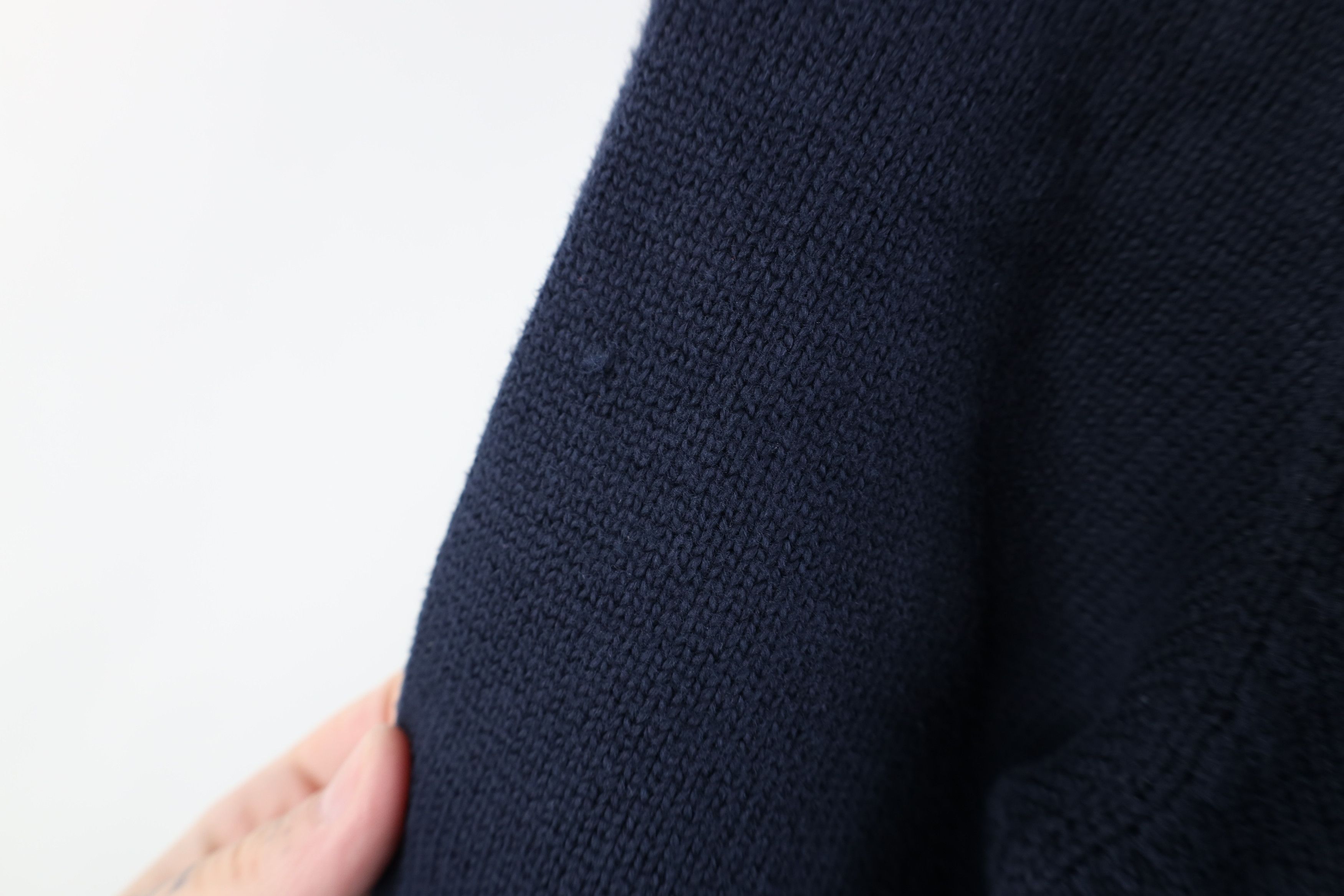 Ralph Lauren Vintage Ralph Lauren Ribbed Knit 1/4 Half Zip Sweater Blue Size US XXL / EU 58 / 5 - 7 Thumbnail