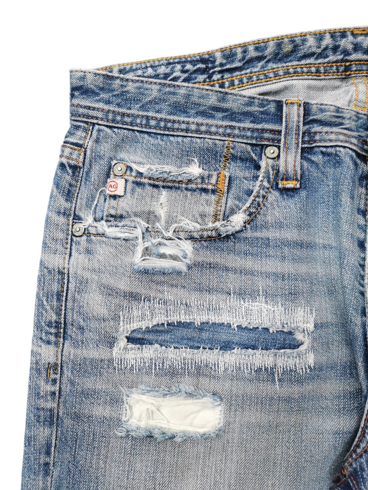 AG Adriano Goldschmied Ag Adriano Goldschmied Patches Patchwork Style Undercover Size US 32 / EU 48 - 8 Thumbnail