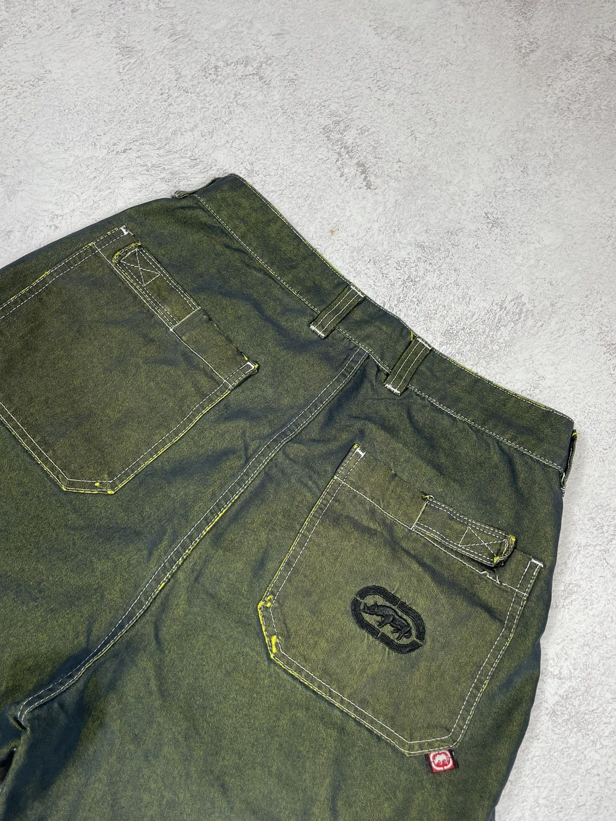 Ecko Unltd. Ecko Unltd Shiny Rap Jeans Vintage Baggy Fit Size US 35 - 6 Thumbnail