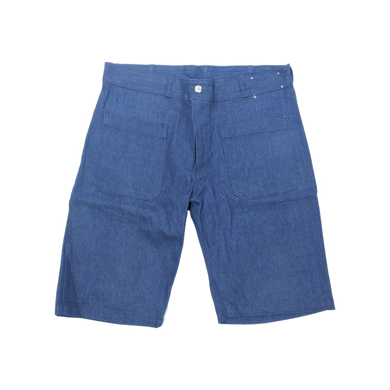 Vintage SEAFARER USN U.S. NAVY TROUSERS, UTILITY DENIM SHORT PANTS Size US 33 - 1 Thumbnail
