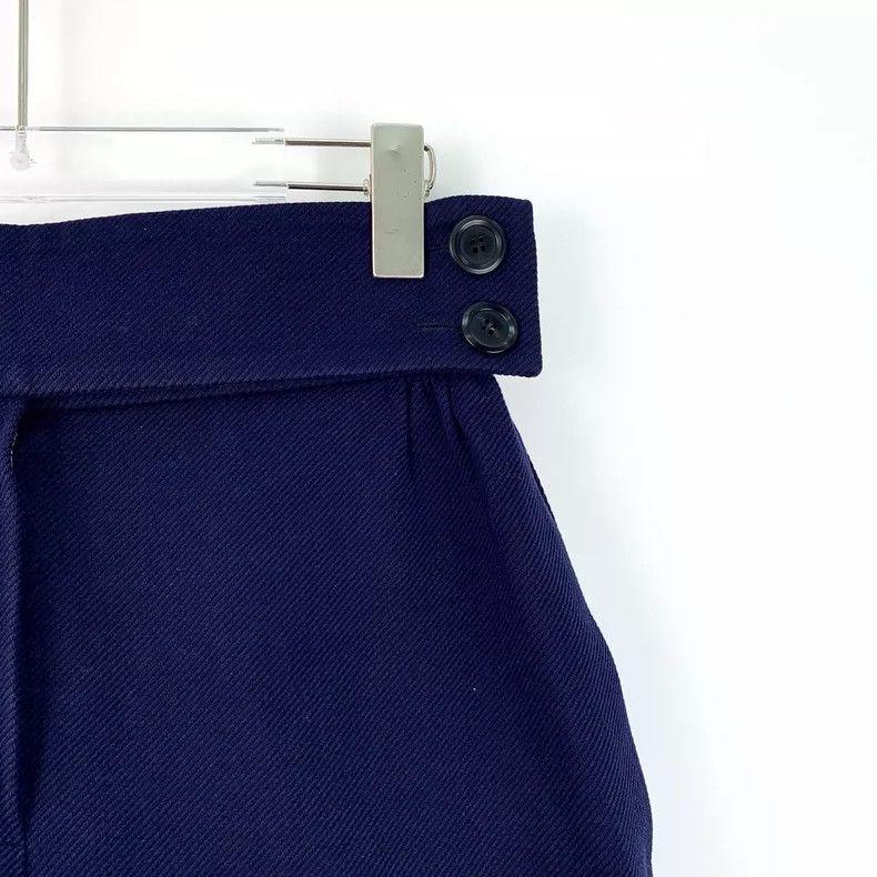 Louis Vuitton Louis Vuitton Dark Blue Side Button Casual Shorts Size 39" - 3 Thumbnail