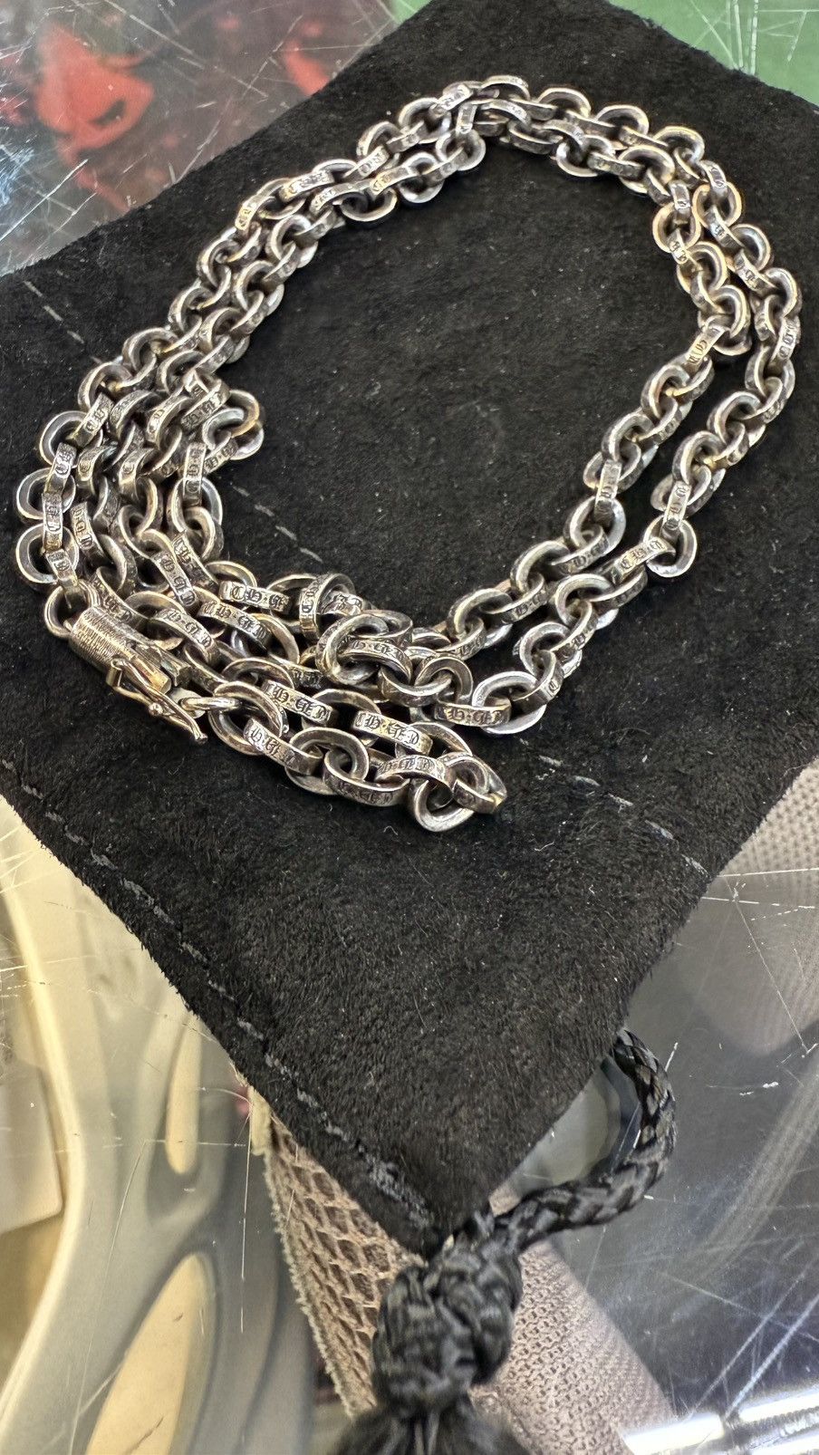 Chrome Hearts Chrome Heart Paper Chain Necklace Size ONE SIZE - 5 Thumbnail