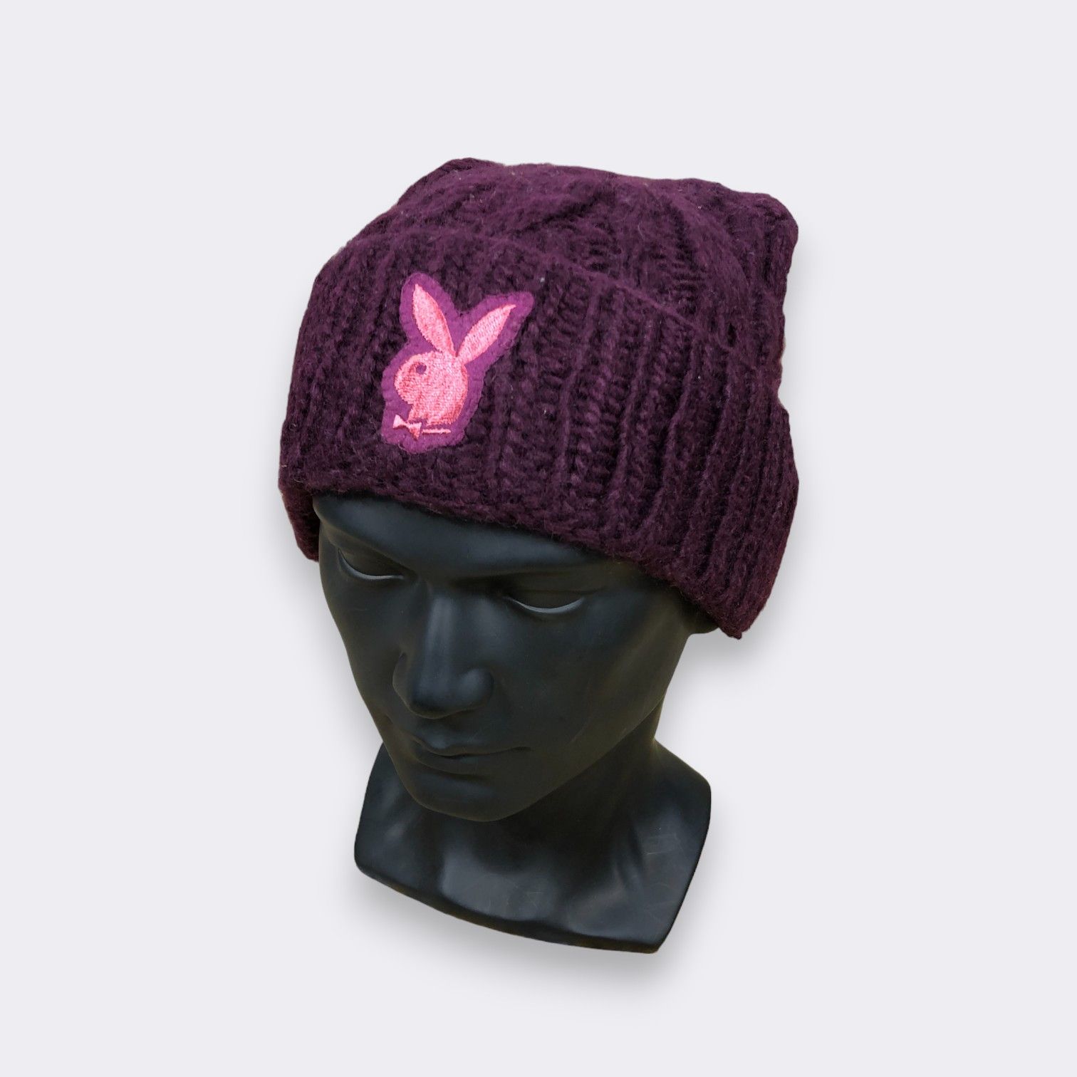 Playboy × Vintage Vintage Playboy Beanie Hat B1452 Size ONE SIZE - 1 Thumbnail
