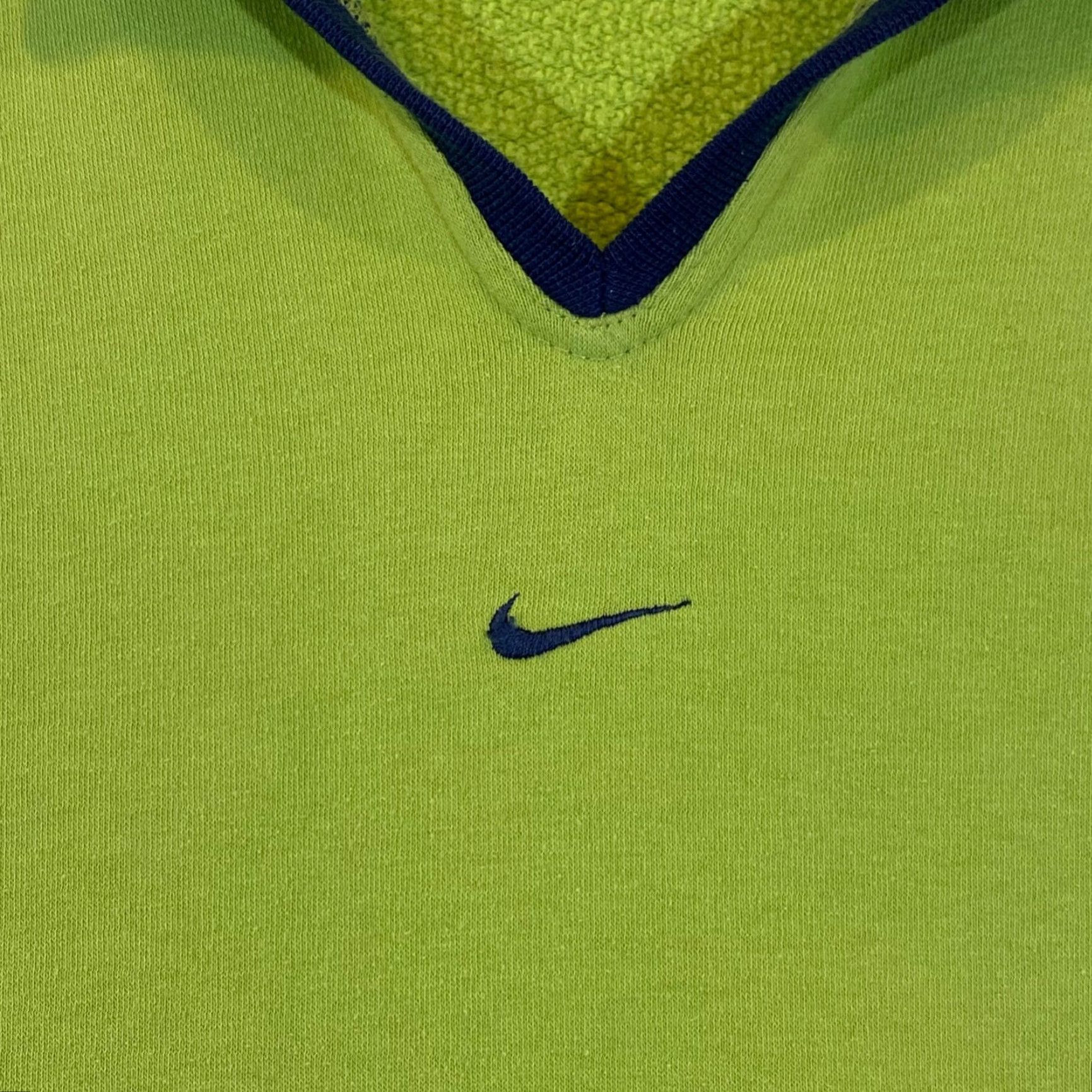 Nike VINTAGE Nike Pullover Womens XL 16-18 Light Green Center Swoosh Sweatshirt Retro Shirt Womens XL Green Nike Retro 90s Classic Size XL / US 12-14 / IT 48-50 - 2 Thumbnail