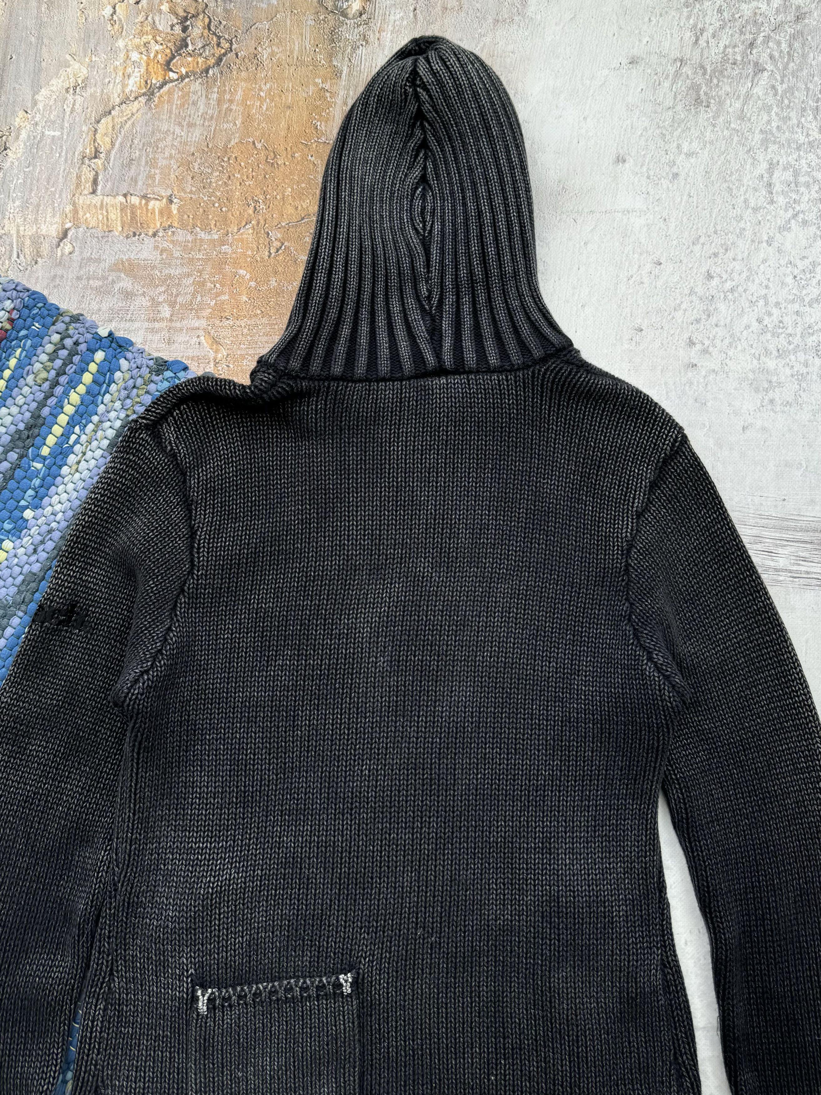 Bench Bench Vintage Faded Cropped Hoodie Ribbed Details A521(194) Size S / US 4 / IT 40 - 11 Thumbnail