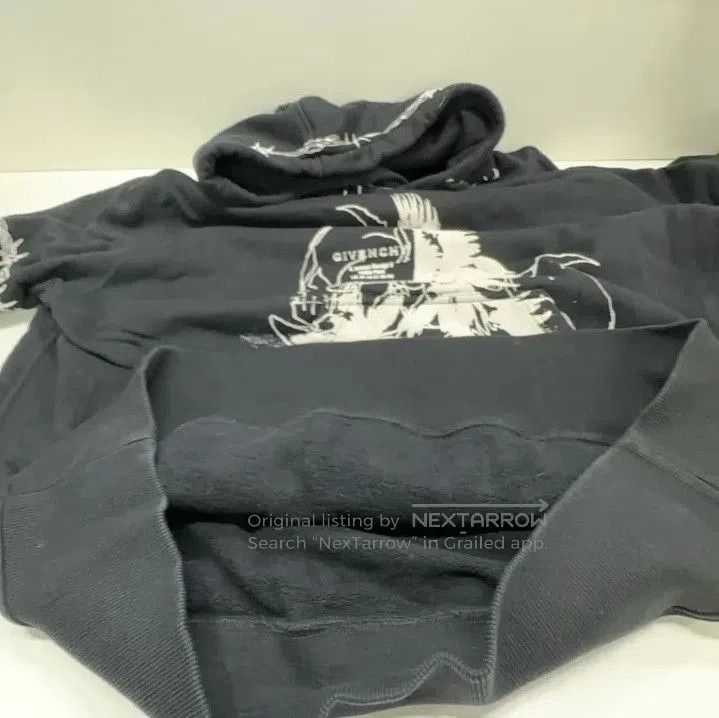 Givenchy Givenchy SS21 Gothic Logo Fleece Hoodie. Size US XL / EU 56 / 4 - 6 Thumbnail