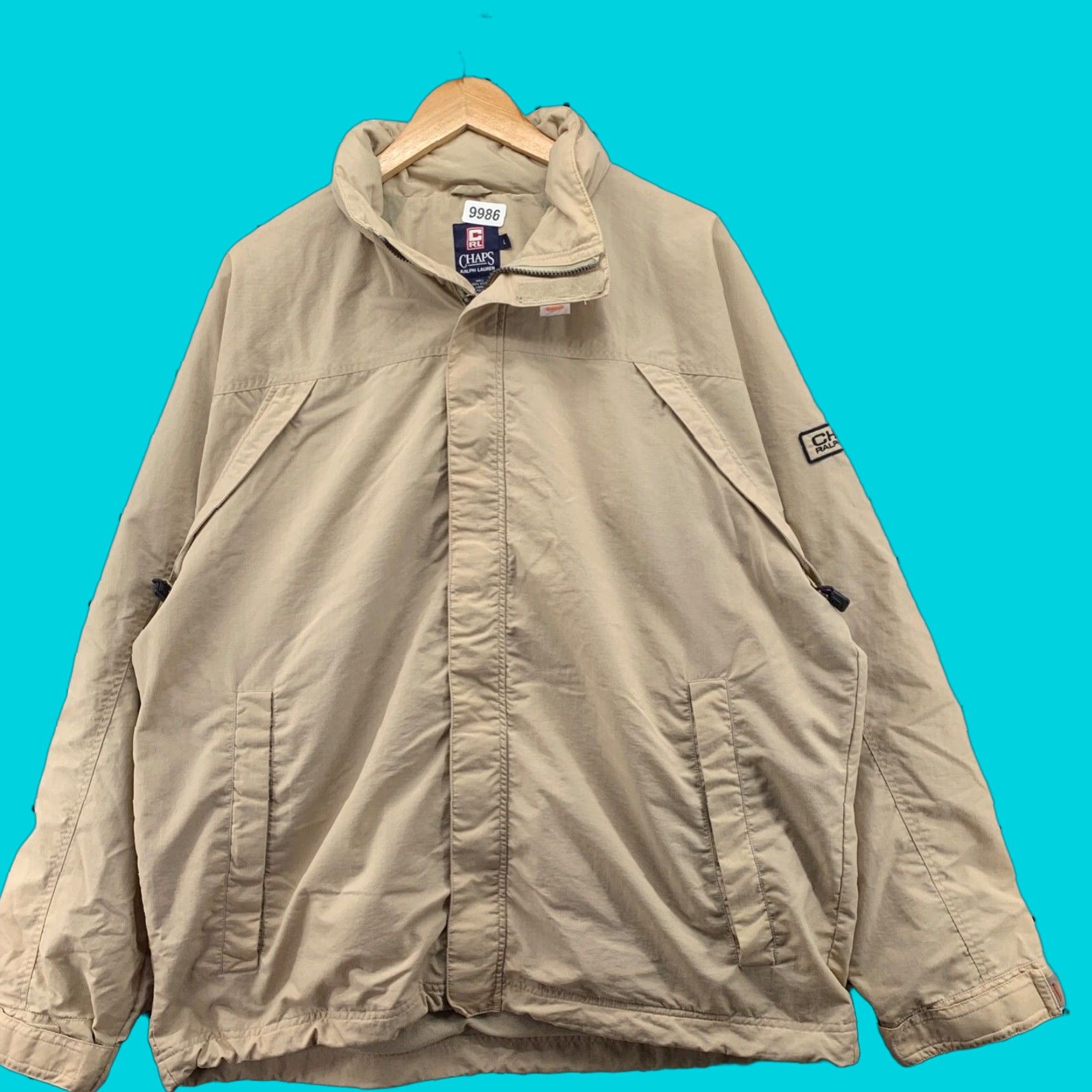 Ralph Lauren VINTAGE CHAPS Ralph Lauren Jacket Mens Large Brown Full Zip Vented 26x30 Hooded Size US L / EU 52-54 / 3 - 1 Thumbnail