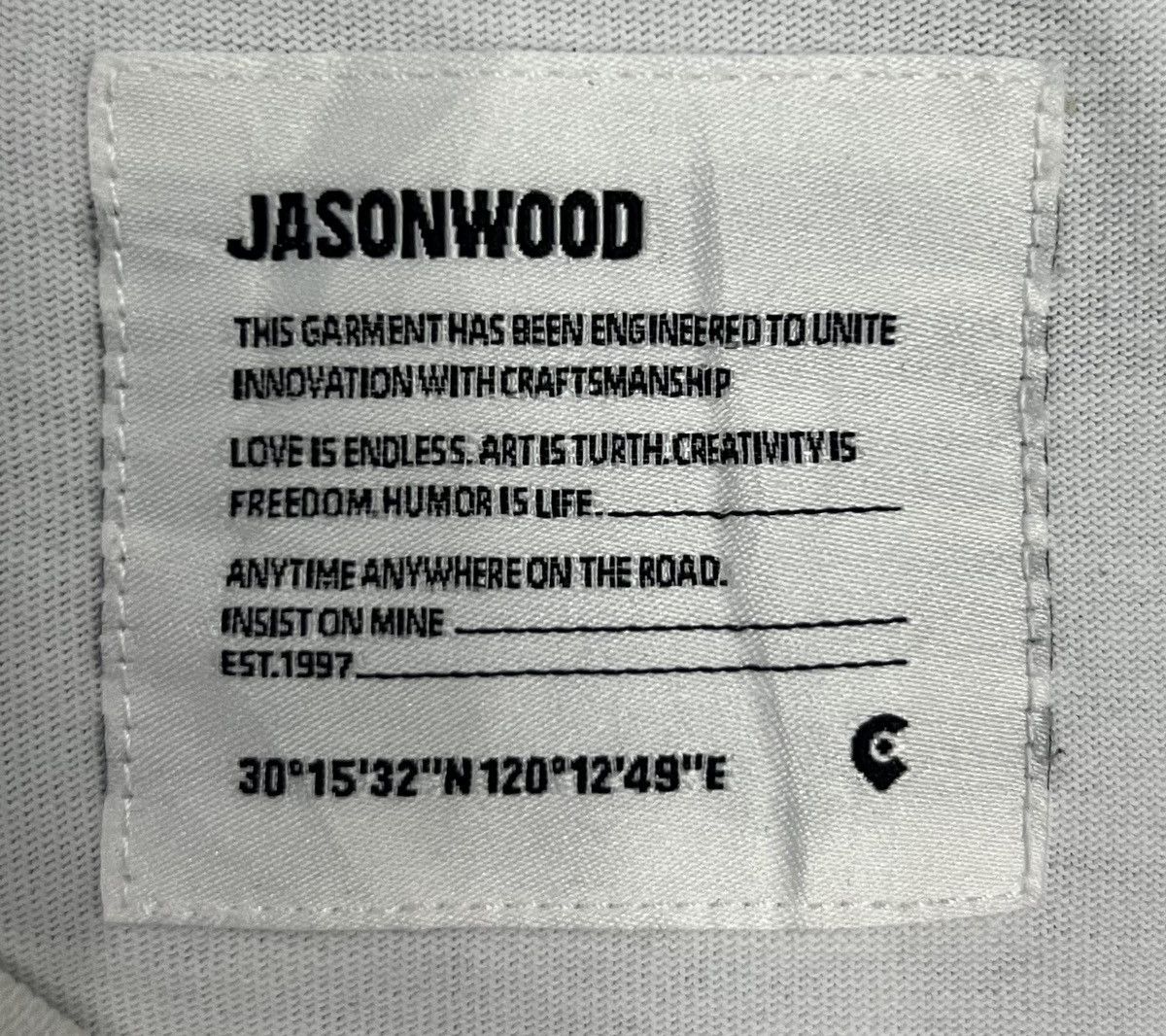 Japanese Brand × Vintage VINTAGE JASONWOOD CHRONO CROSS SHIRT Size US L / EU 52-54 / 3 - 7 Thumbnail