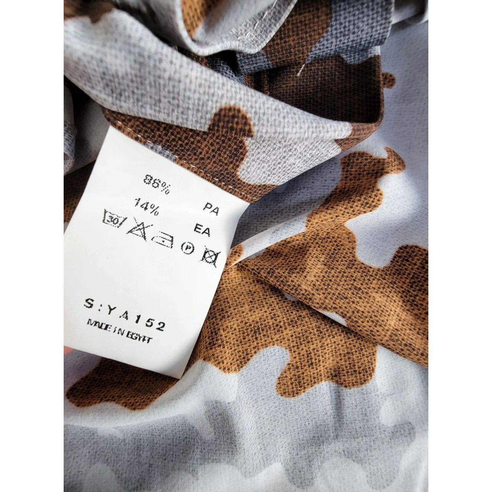 Vintage Ordean Mens Camouflage Button-Up Shirt XXL Long Sleeve Lightweight Casual Wear Size US XXL / EU 58 / 5 - 4 Thumbnail