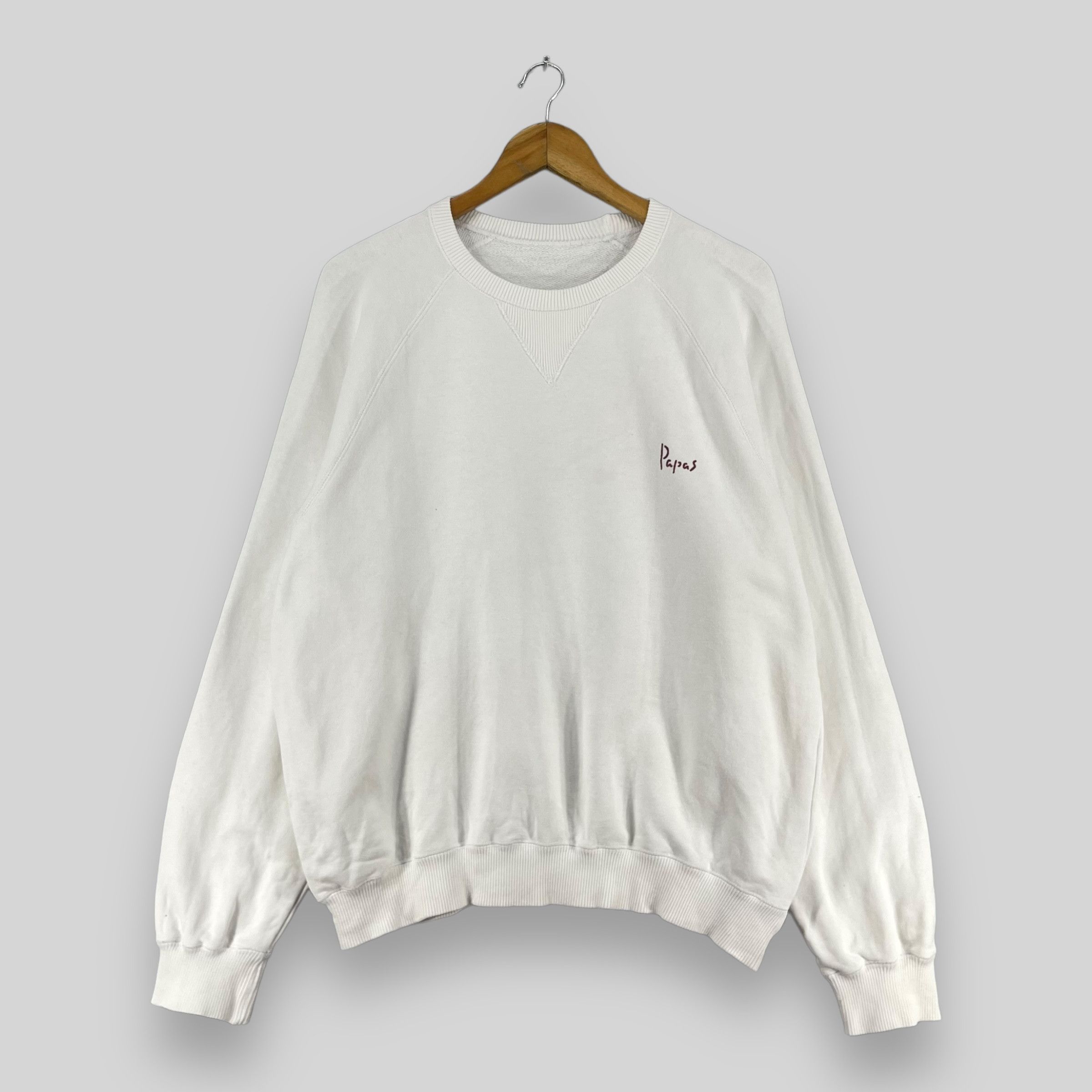 Designer × Japanese Brand × Vintage Vintage PAPAS Maniere De Heming Back Hit Sweatshirt Size US L / EU 52-54 / 3 - 5 Thumbnail