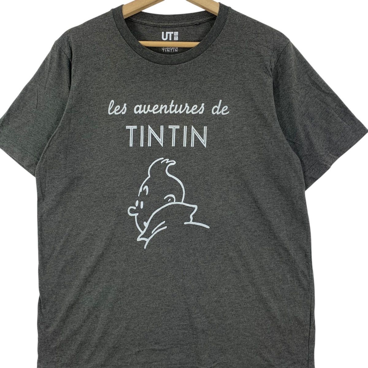 Uniqlo UNIQLO x TINTIN HERGE Adventure 2015 Collection Tee Shirt Size US L / EU 52-54 / 3 - 3 Thumbnail