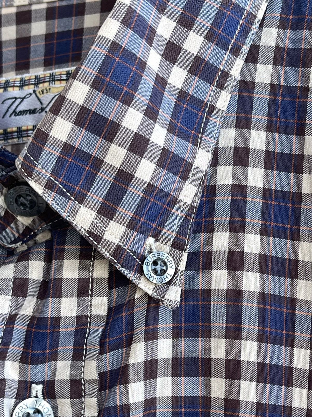 Burberry Thomas Plaid Checked Button Down Long Sleeve Shirt 2000s Size US M / EU 48-50 / 2 - 6 Thumbnail