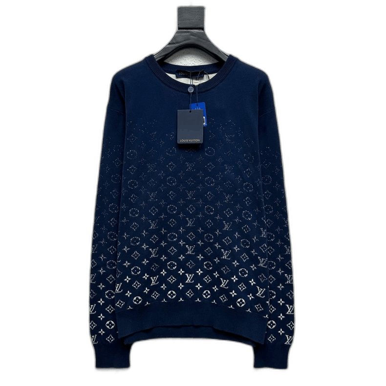 Louis Vuitton Louis Vuitton Gradient Logo Knit Sweatshirt - dmc Size M / US 6-8 / IT 42-44 - 1 Thumbnail