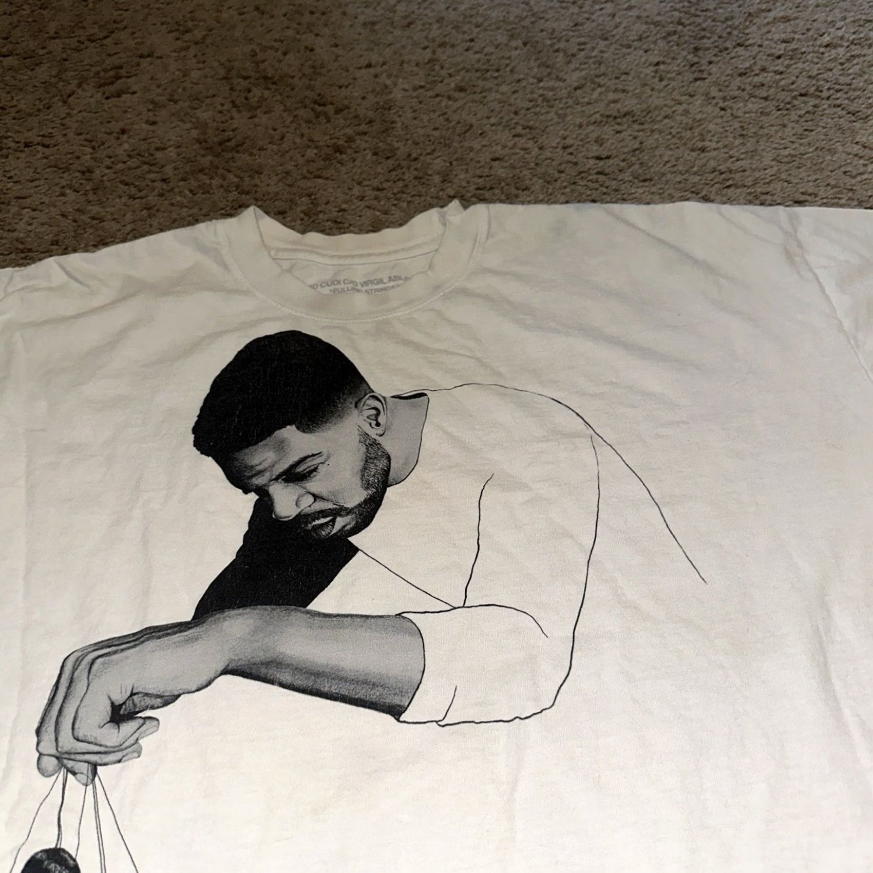 Vintage Kid Cudi/ Virgil Abloh Pulling Strings Shirt Mens 2XL Leader Of The Delinquents Shirt Size US XXL / EU 58 / 5 - 3 Thumbnail