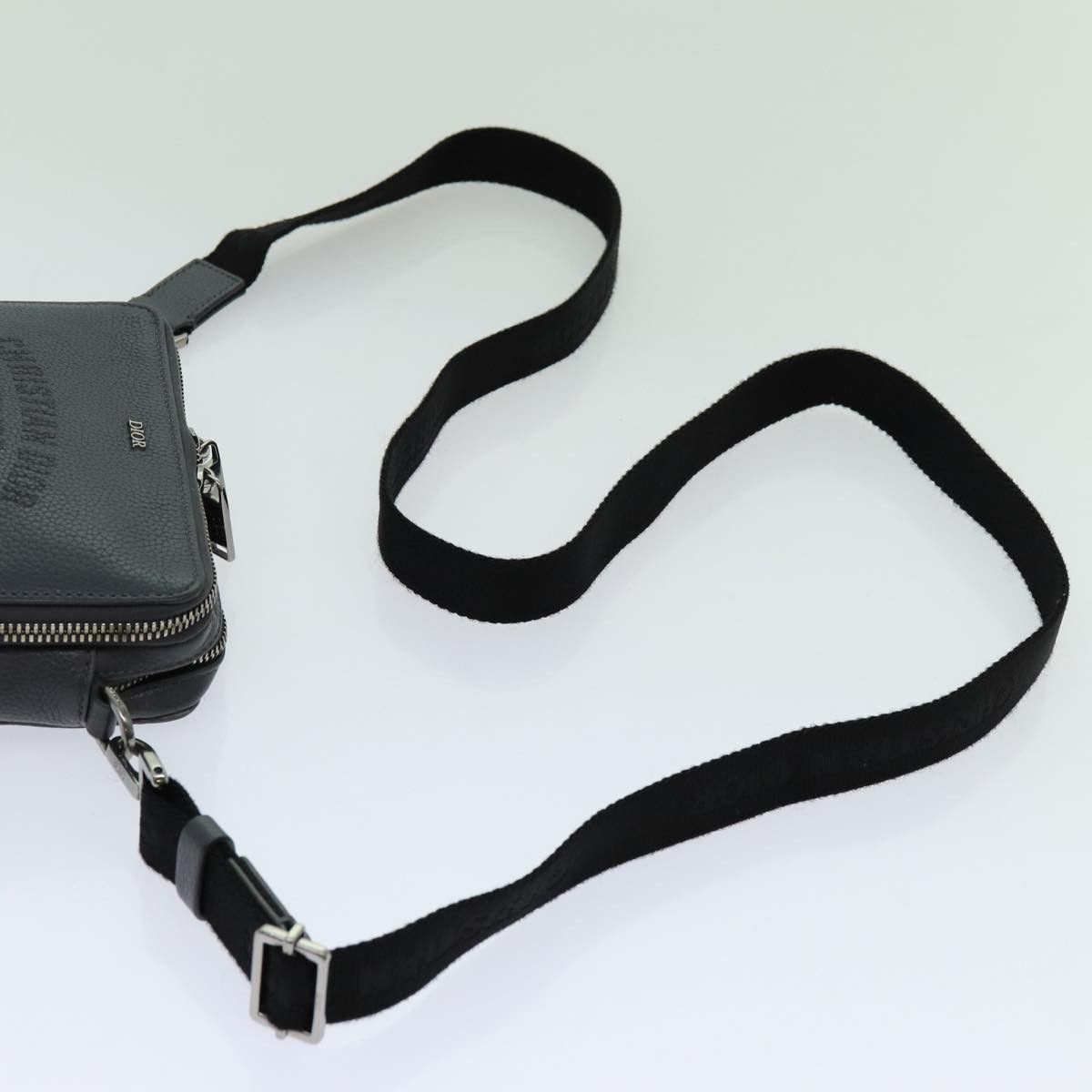Dior DIOR Shoulder Bag Leather Gray Size ONE SIZE - 8 Thumbnail