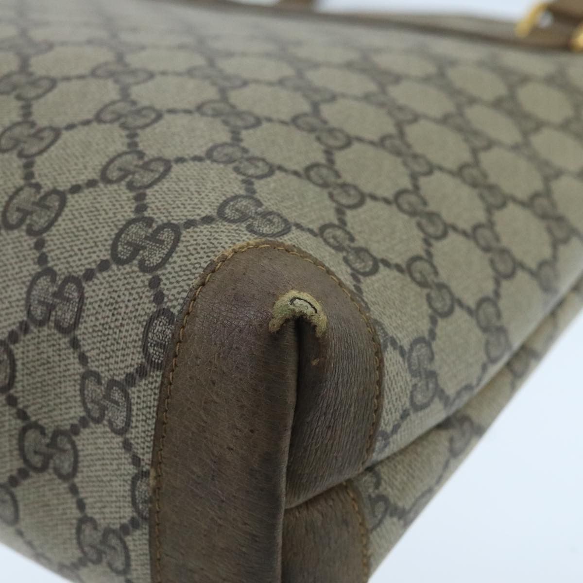 Gucci GUCCI GG Supreme Tote Bag Pvc Leather Beige Gold 89 02 905 Size ONE SIZE - 13 Thumbnail