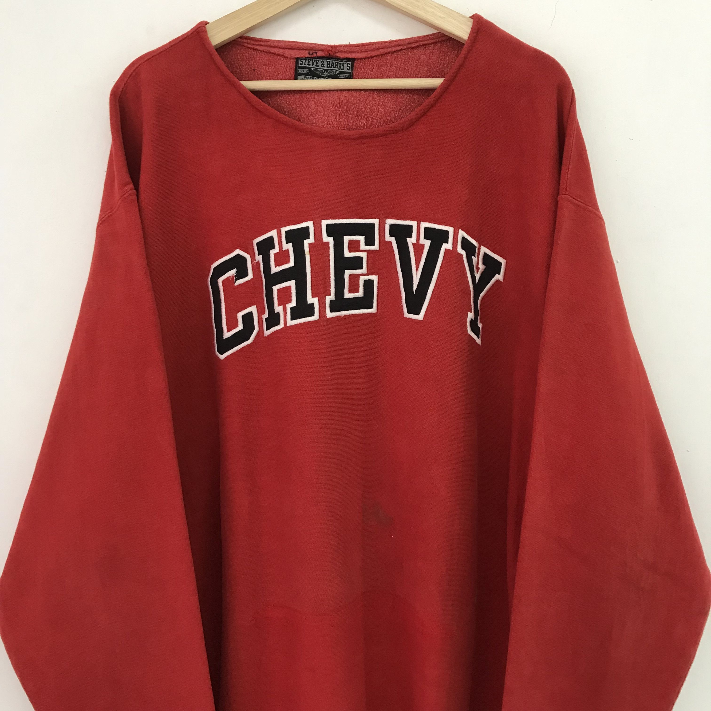 Chevrolet Vintage 90's Chevrolet Chevy Red Sweatshirt - 584 Size US XXL / EU 58 / 5 - 3 Thumbnail