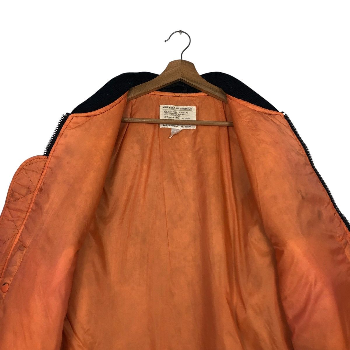 Japanese Brand 🔥VINTAGE BOMBER JACKET MA-1 MILITARY IRISH ISSEY MIYAKE Size US M / EU 48-50 / 2 - 16 Thumbnail