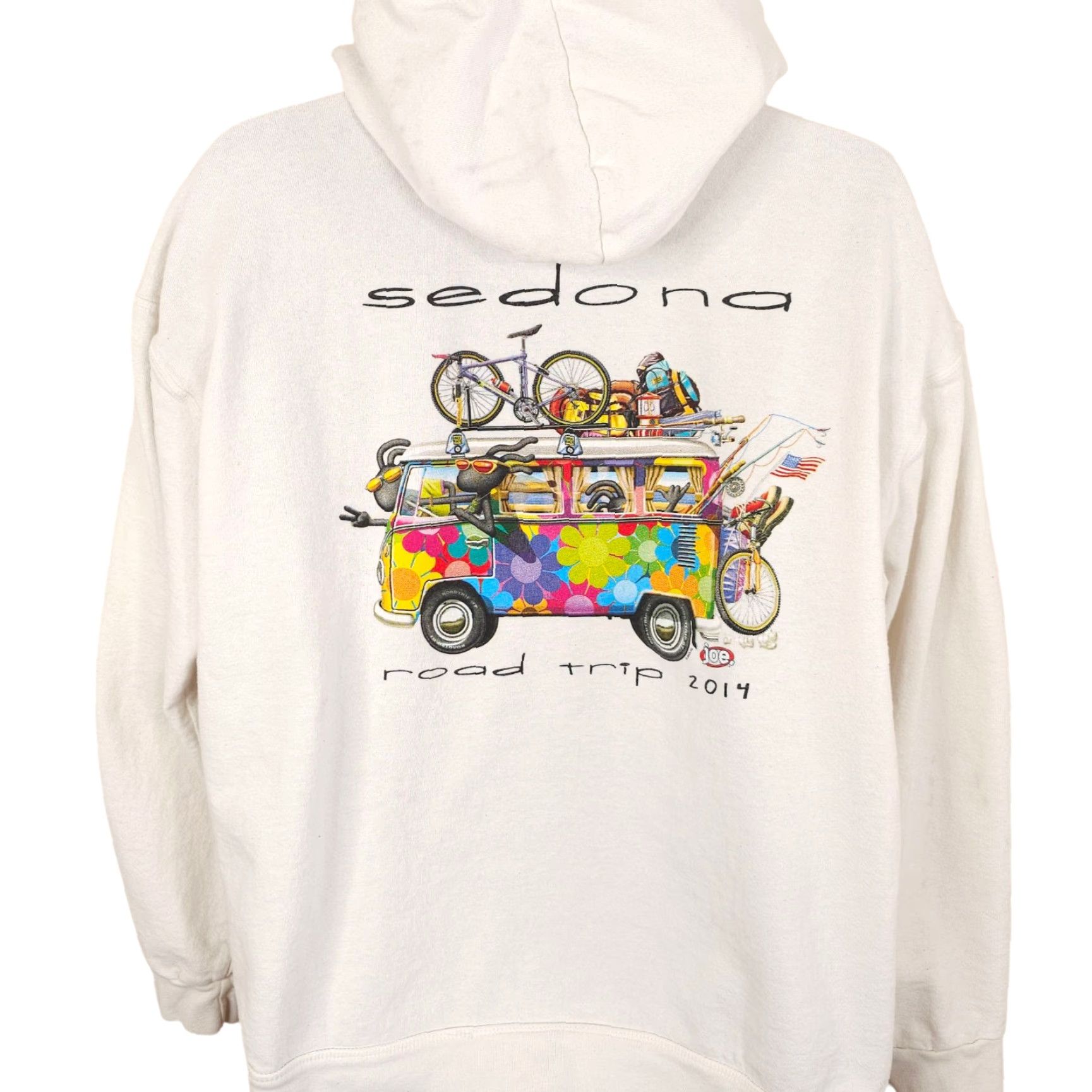 Vintage Sedona Road Trip Hoodie Mens XL White Travel Destination The Duck Company Size US XL / EU 56 / 4 - 5 Thumbnail