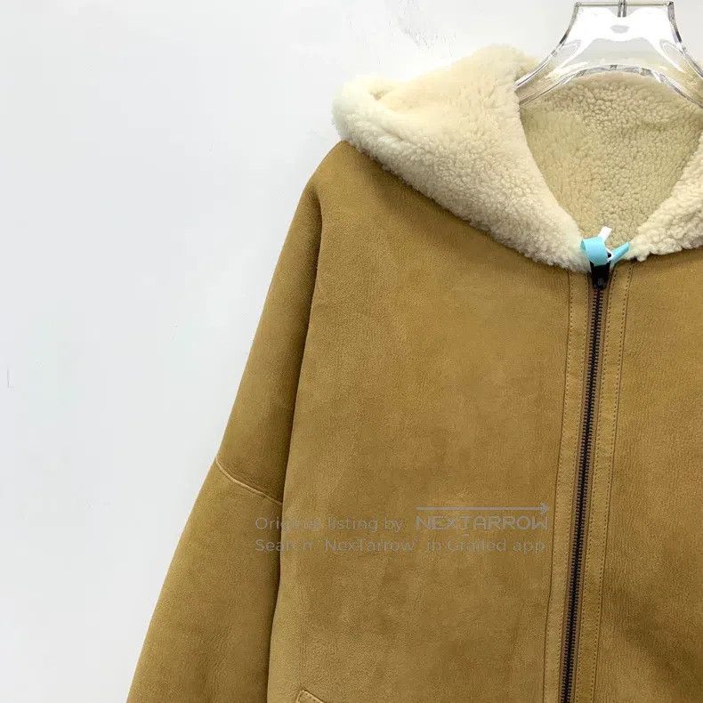 Dior Dior Colour-blocked wool leather bee embroidery hooded zip Size XS / US 0-2 / IT 36-38 - 8 Thumbnail